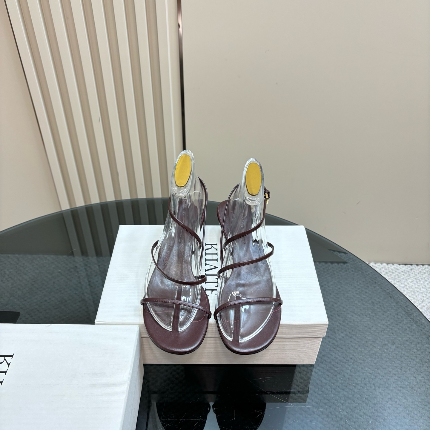 KHAITE25 Spring/Summer Treasure Slippers: Imported Calf Skin, Red/Black/Silver/Snake, Size 35-39 - 图片 2