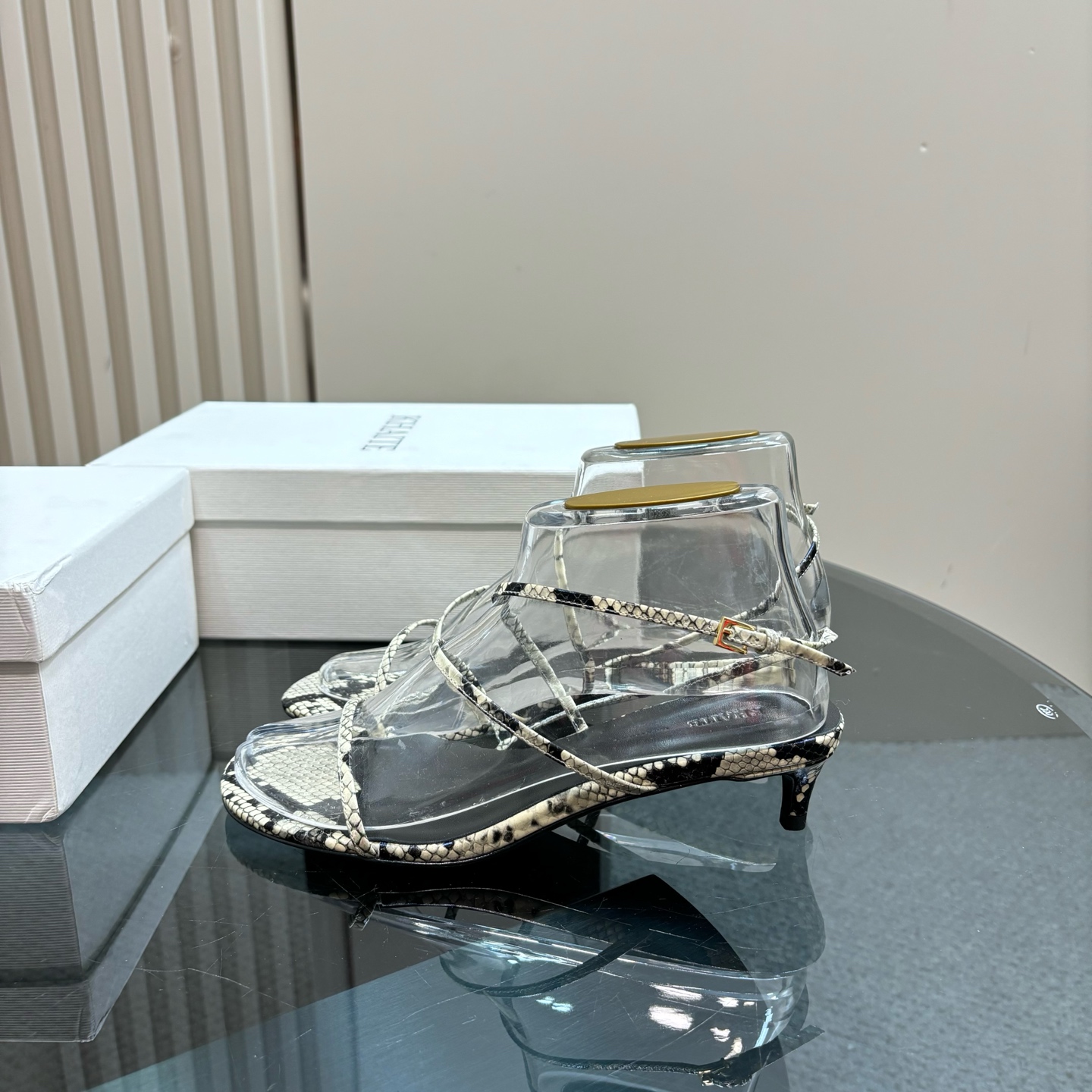 KHAITE Spring/Summer 25 Treasure Slippers: Luxe Imported Leather, Vibrant Colors, Limited Edition.