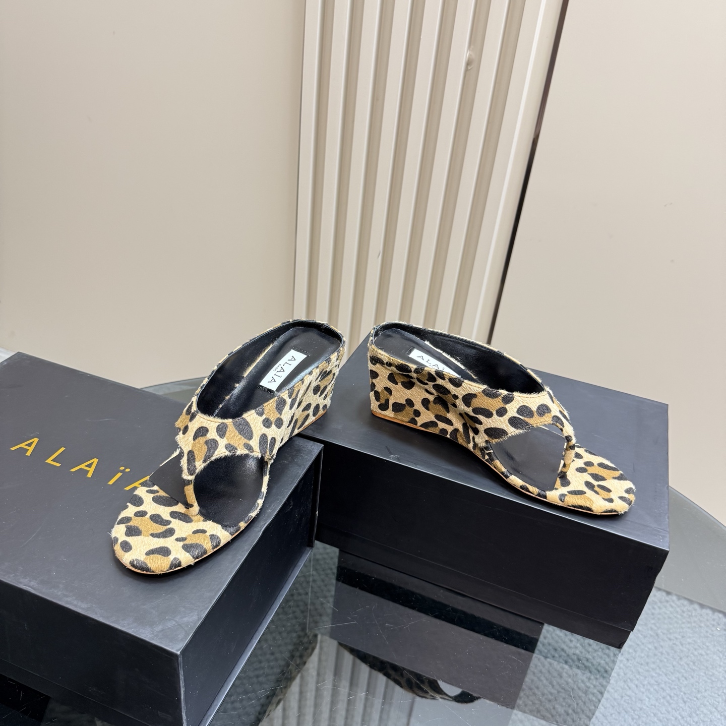 ALAÏA High Love Sandal with Leopard Print, Silk Upper, and Sculptural Heel 7 i1742297121713 4245 0 4