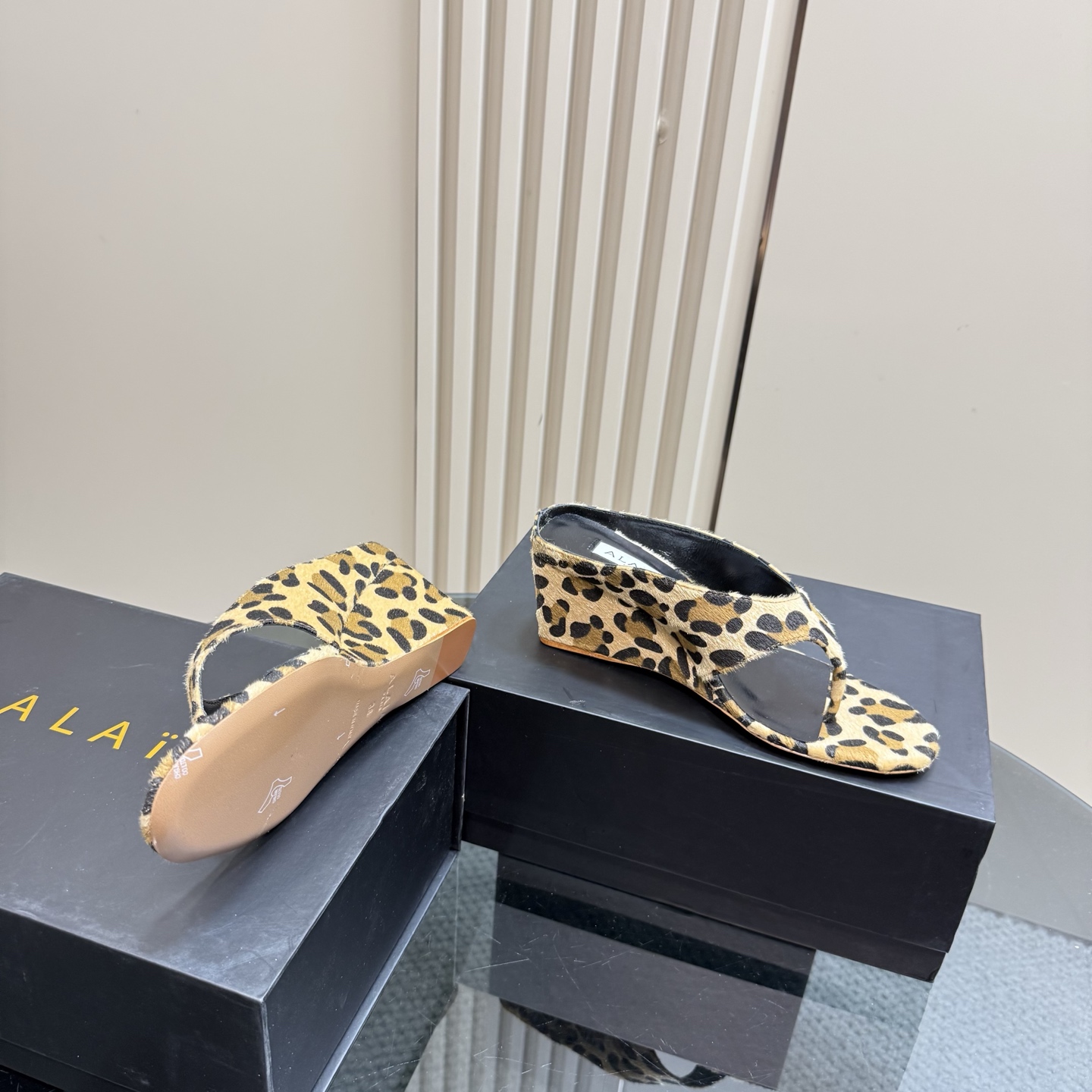 ALAÏA High Love Sandal with Leopard Print, Silk Upper, and Sculptural Heel 8 i1742297123038 902 0 5