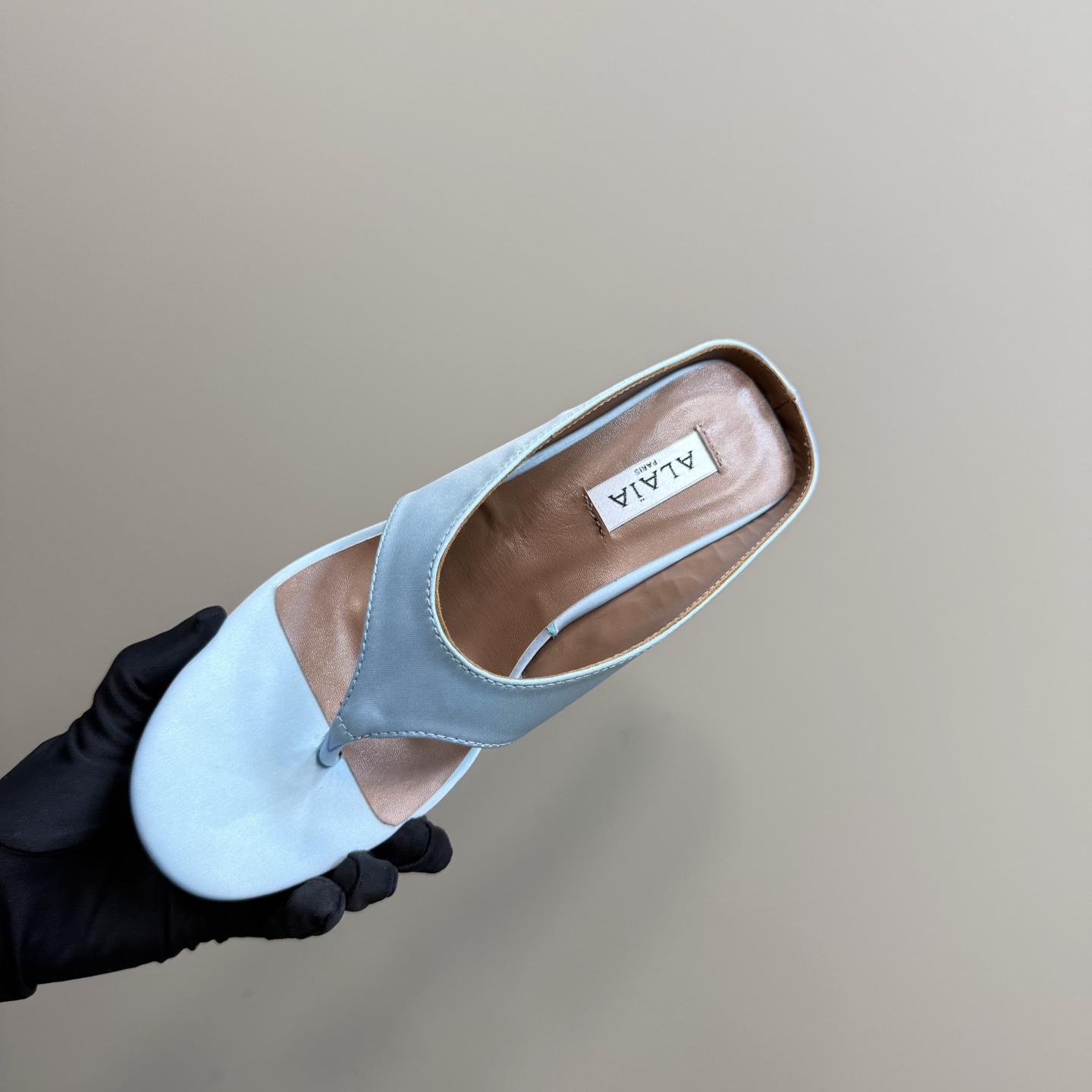 ALAÏA High Love Silk Wedge Sandals Designer Women's Fashion Shoes 9 i1742297181040 1131 0 7