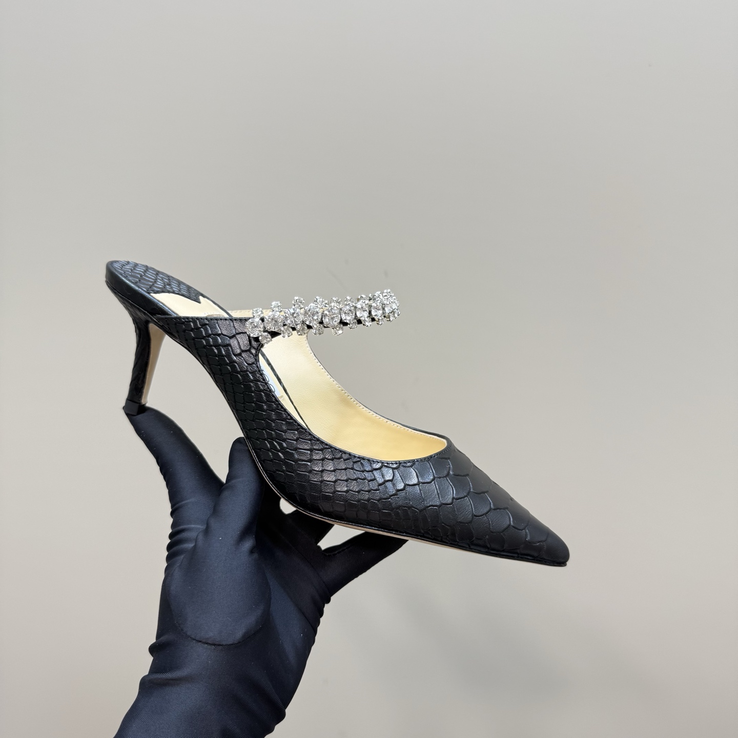 Jimmy Choo Diamond Chain Pointed Toe High Heel Mules - Elegant Crystal 2 i1742382755468 5074 0 6
