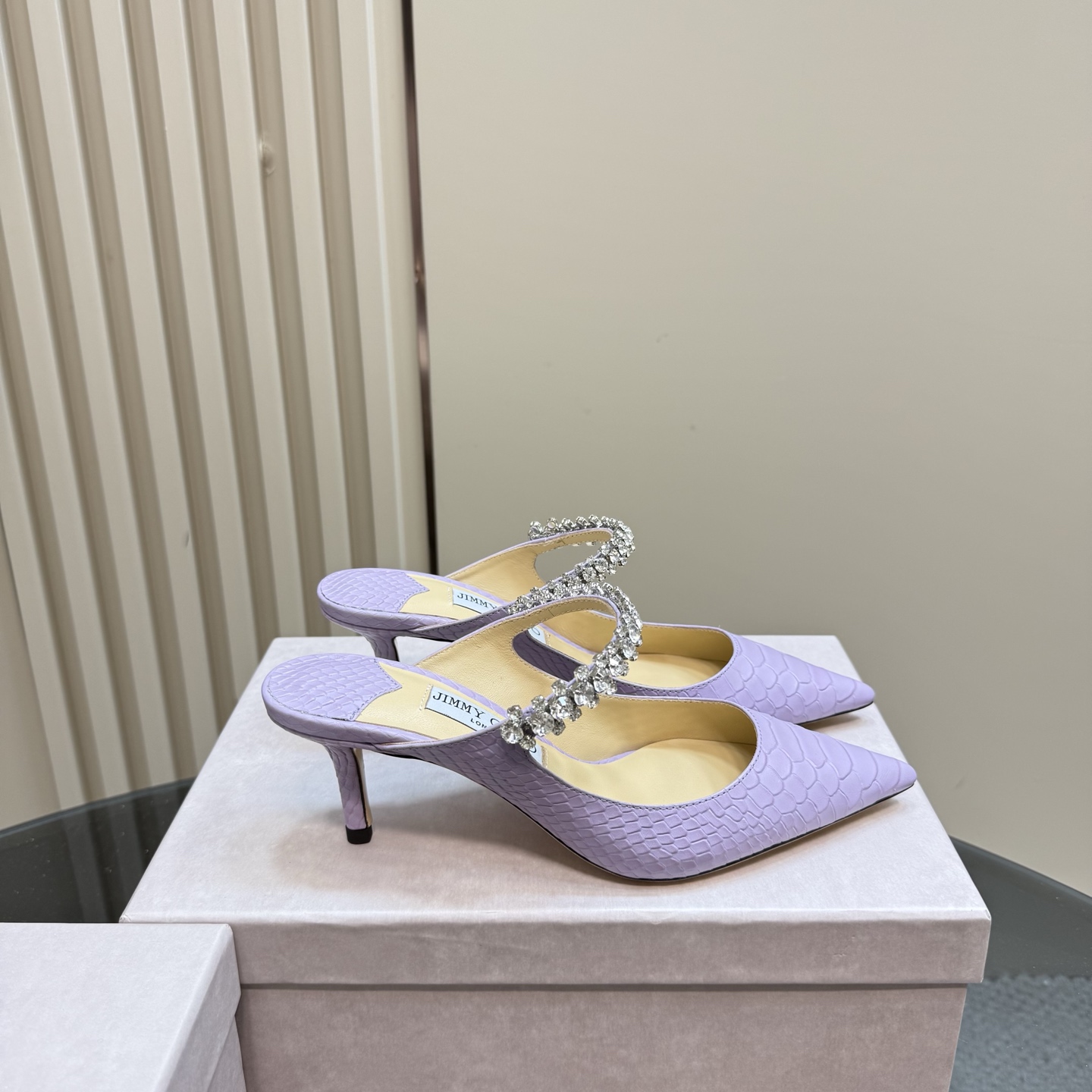 Jimmy Choo Diamond Chain Pointed Toe High Heel Mules in Lilac Snake Print 6 i1742382780047 2288 0 3