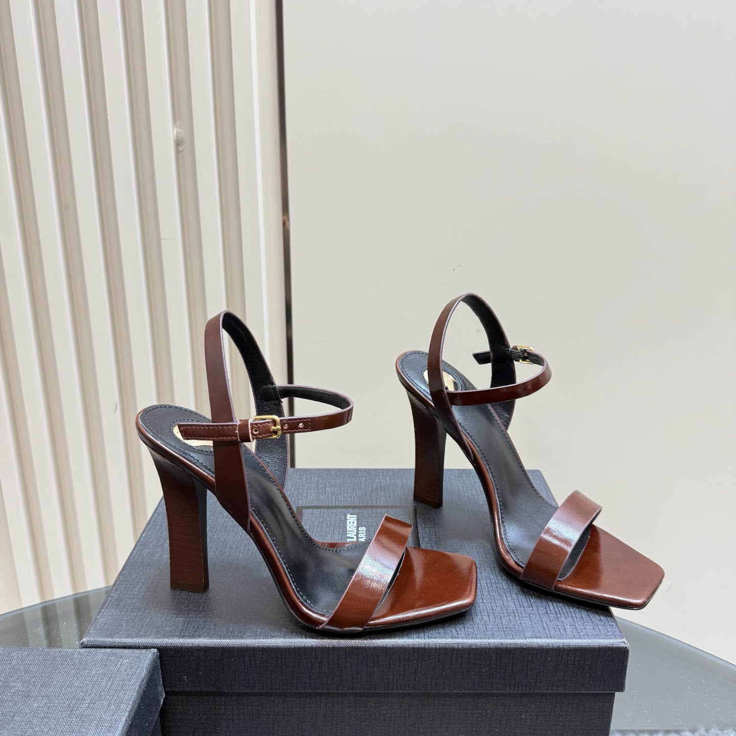 Saint Laurent 2025 Spring/Summer High Heel Sandals - Elegant Brown 6 i1742756507922 1785 0 3