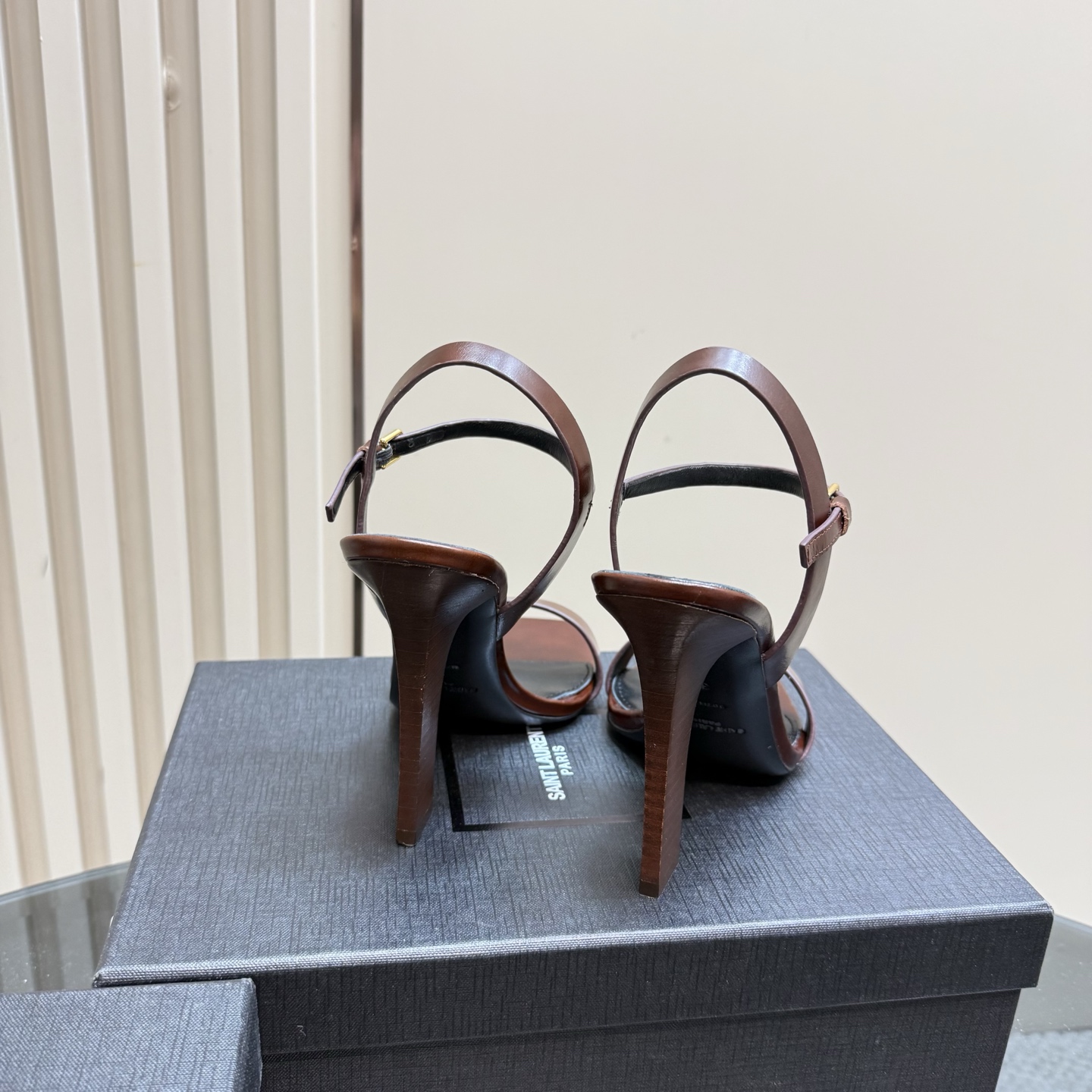 Saint Laurent 2025 Spring/Summer High Heel Sandals - Elegant Brown 9 i1742756507927 5060 0 6