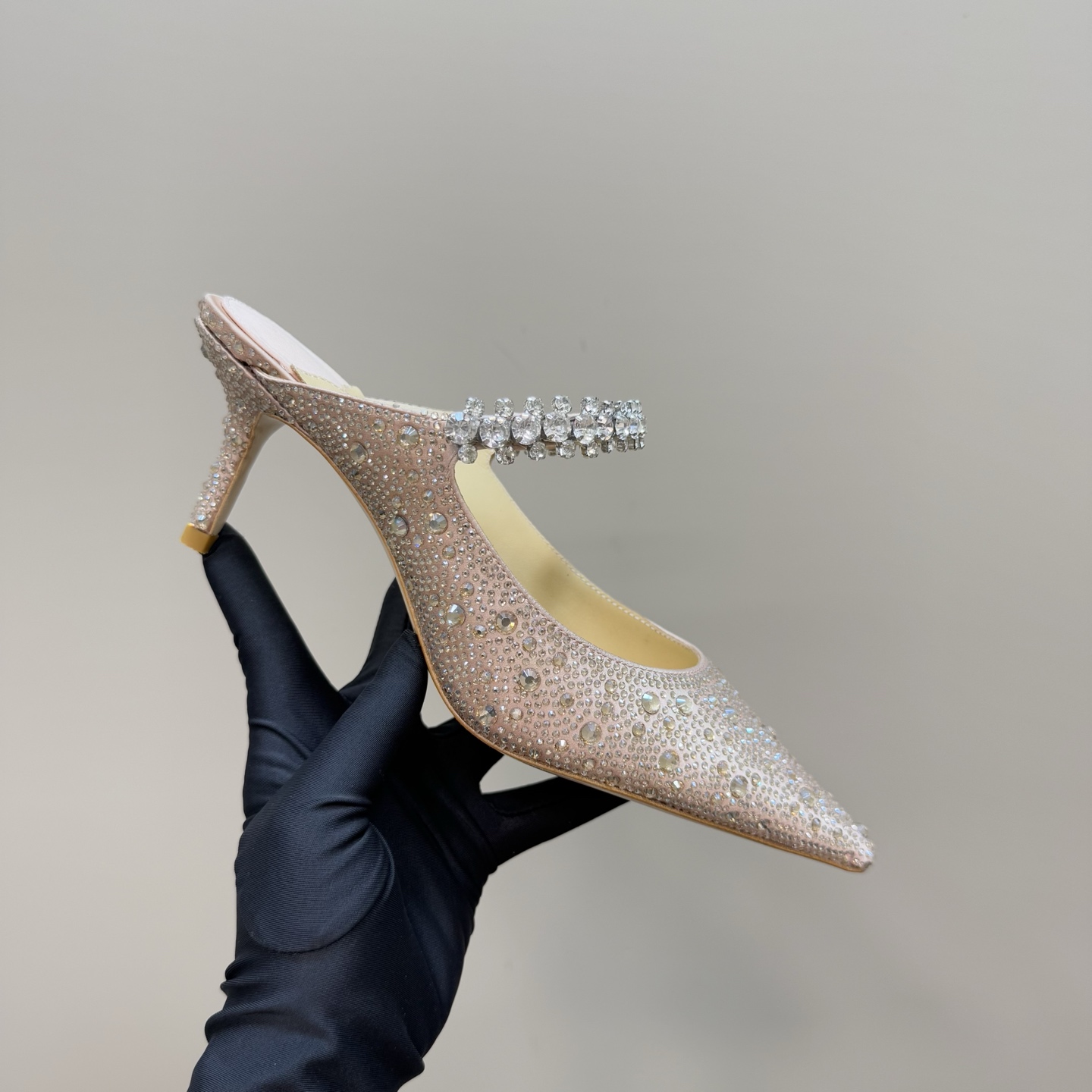 Jimmy Choo Diamond Chain Pointed Crystal High Heel Sandals 1 Jimmy Choo Diamond Chain Pointed Crystal High Heel Sandals
