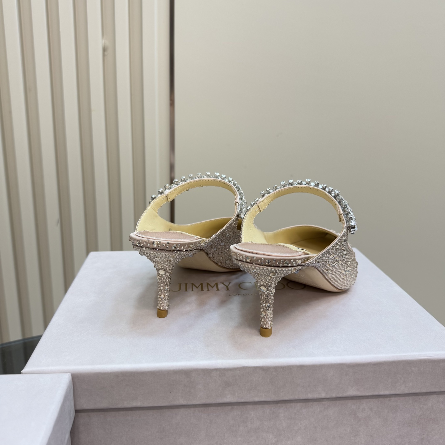 Jimmy Choo Diamond Chain Pointed Crystal High Heel Sandals 7 i1743367507832 8218 0 4