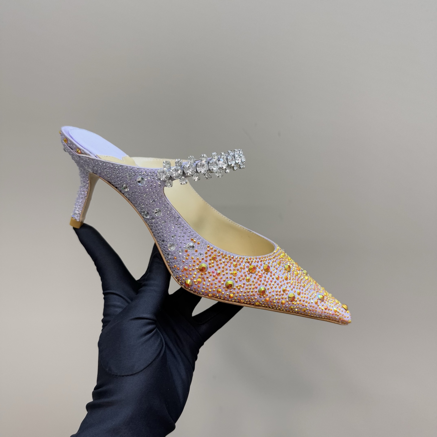 Jimmy Choo Crystal Embellished Pointed Toe Heeled Sandals, Luxury Party Shoe 2 i1743367630829 7342 0 7