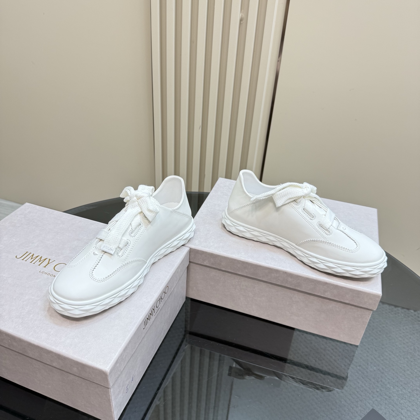 Jimmy Choo Diamond Sole Leather Sneakers - Fashionable and Comfortable 7 i1743838693209 4895 0 4