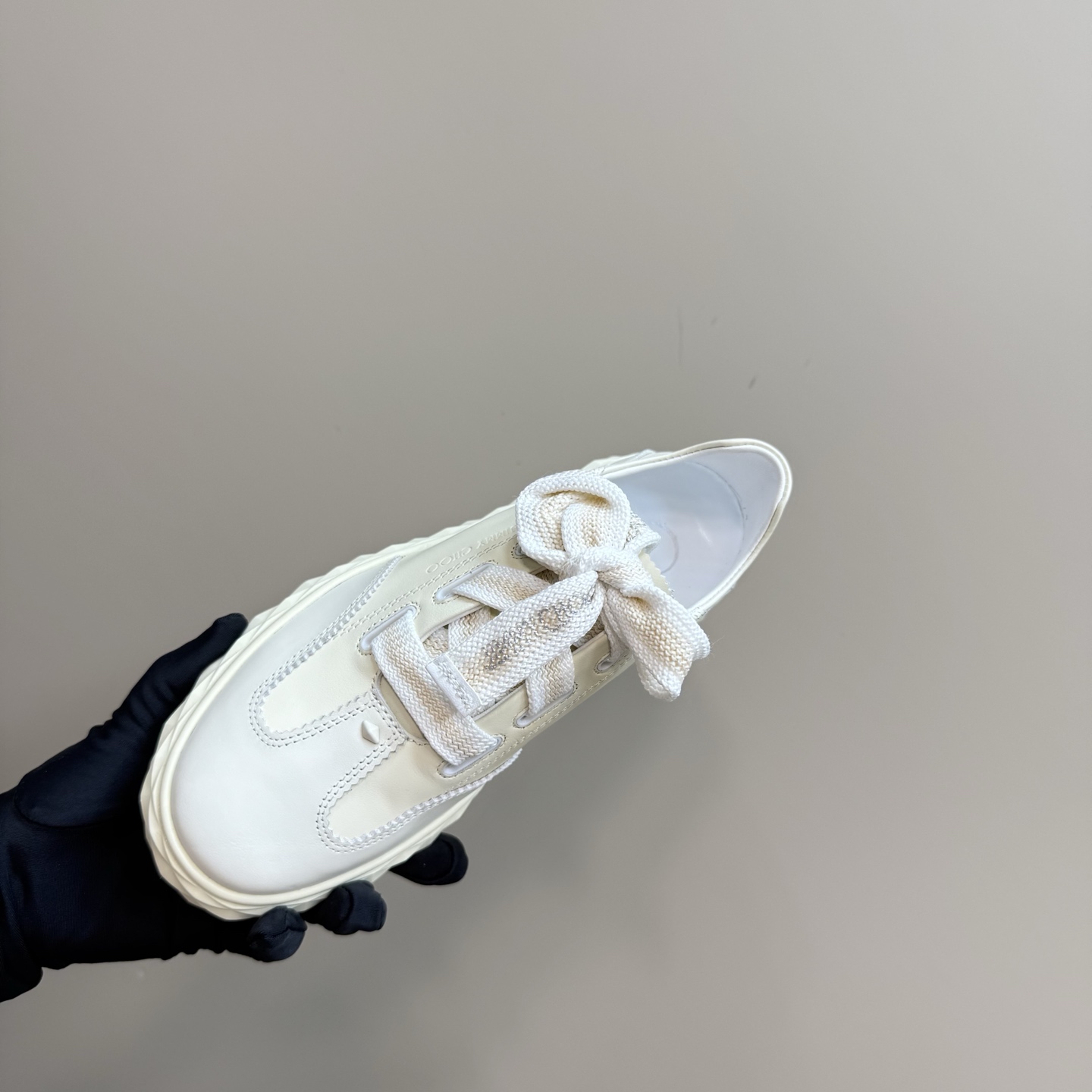 Jimmy Choo Diamond-Sole Leather Sneakers - Stylish Casual Footwear 10 i1743838694131 5451 0 7