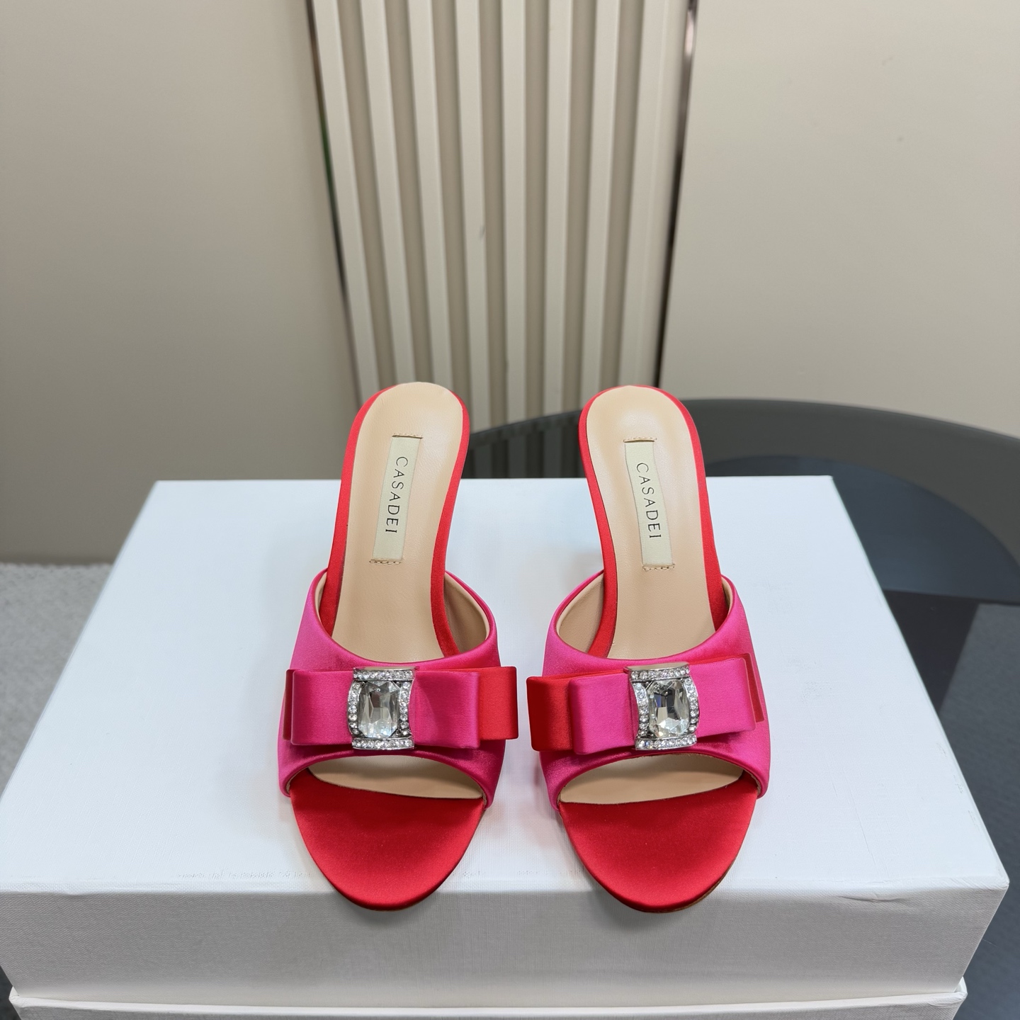 CASADEI/Cassanti 25WF Heels: High-quality, Sexy, Customized Water Drills, Imported Italian Leather - 图片 2