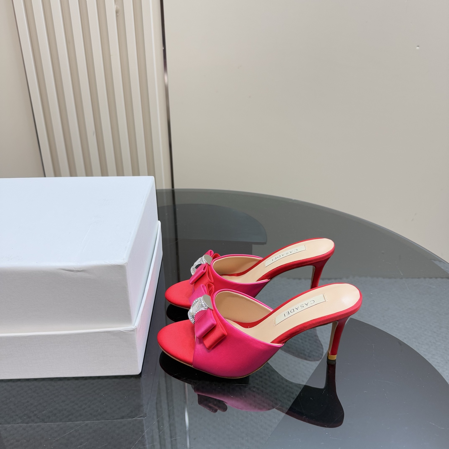 CASADEI/Cassanti 25WF Heels: High-quality, Sexy, Customized Water Drills, Imported Italian Leather