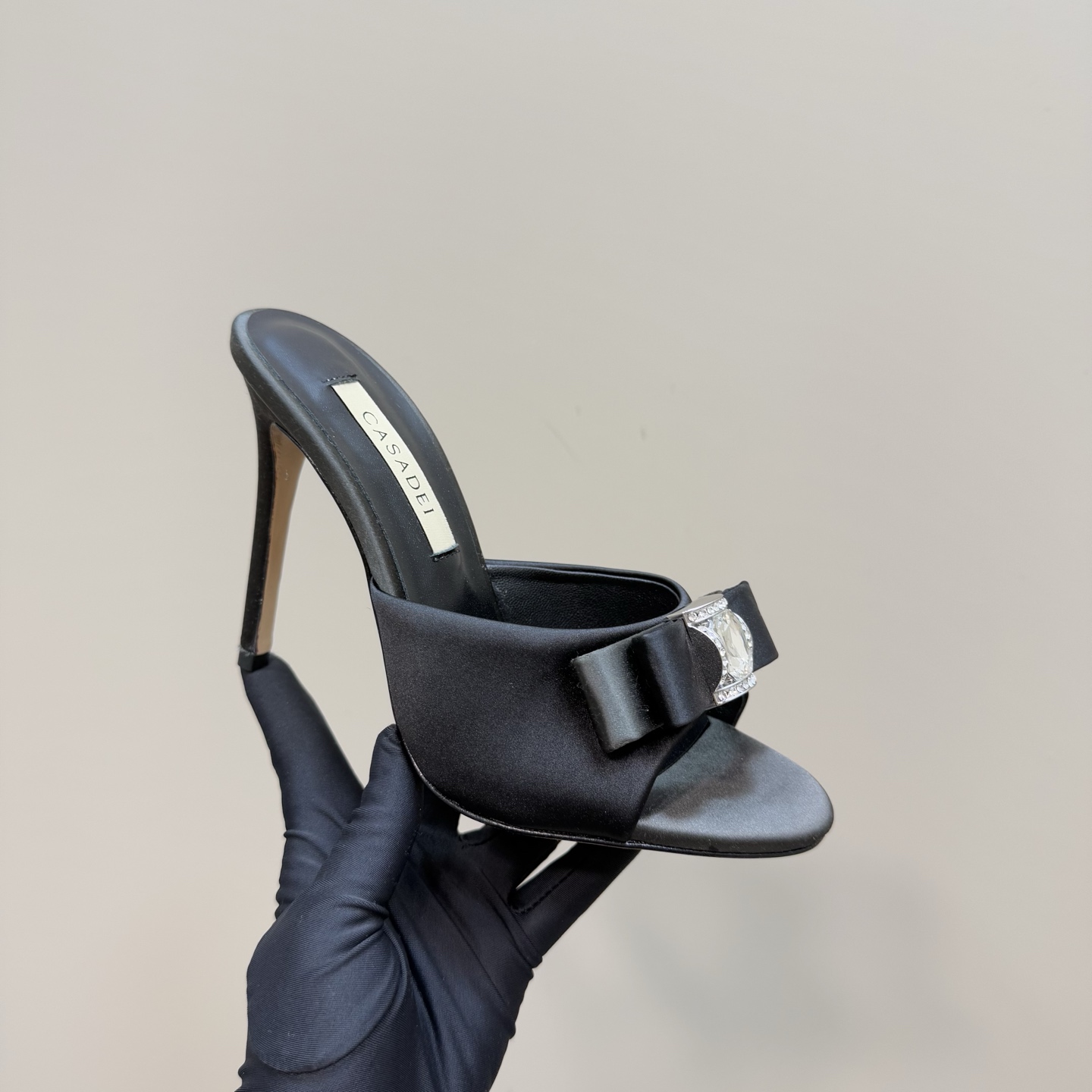 Stylish CASADEI/Cassanti Butterfly Heel Shoes with Water Drills and Italian Leather - 图片 7