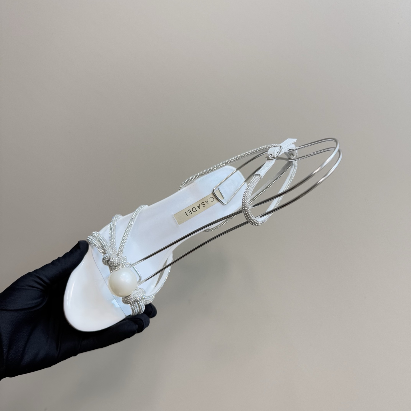 Stylish Pearl Water Drills Sandals: CASADEI/Cassanti 25WF Collection Summary - 图片 8