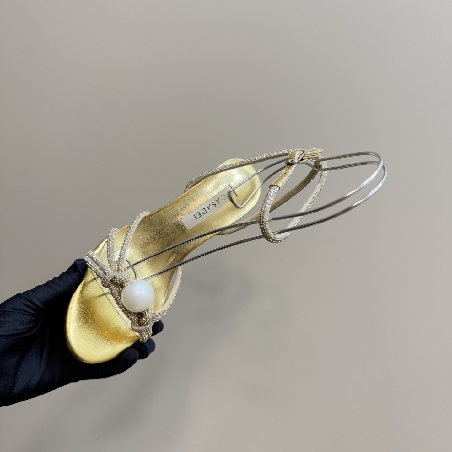 Stylish Pearl Water Drills Sandals: CASADEI/Cassanti 25WF Collection Summary - 图片 8