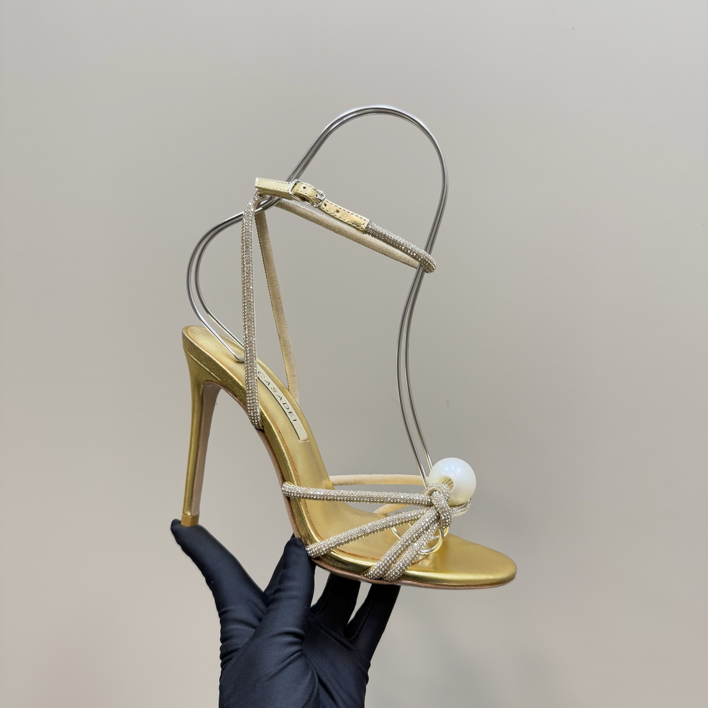 Stylish CASADEI/Cassanti Pearl Water Drills Sandals for Women: Price, Features, and Sizes - 图片 7