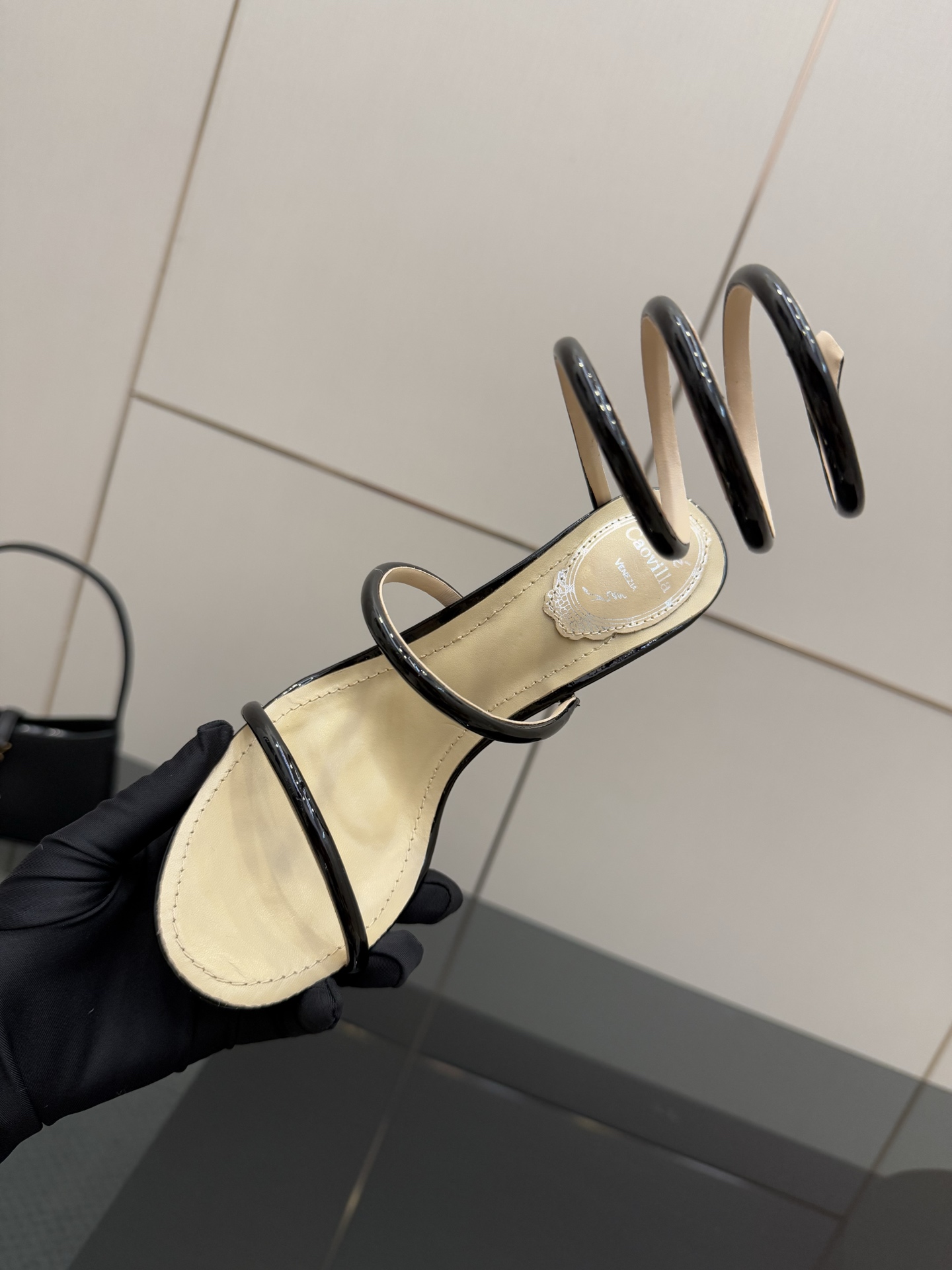 Rene Caovilla Cleo Sandal: Snake-Wrapped, High Heel and Glamorous 9 i1746816615254 7517 0 7
