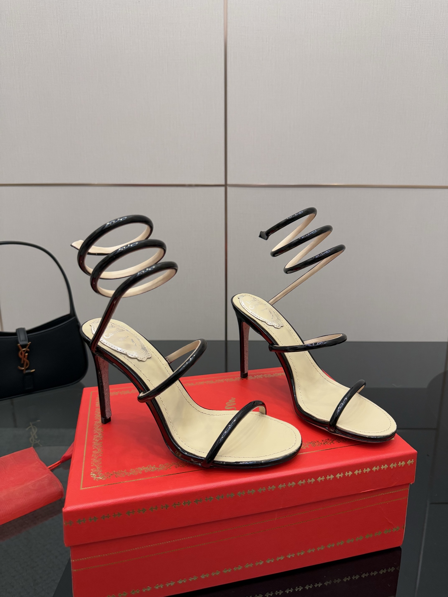 Rene Caovilla Cleo Sandal: Snake-Wrapped, High Heel and Glamorous 4 i1746816619891 401 0 1