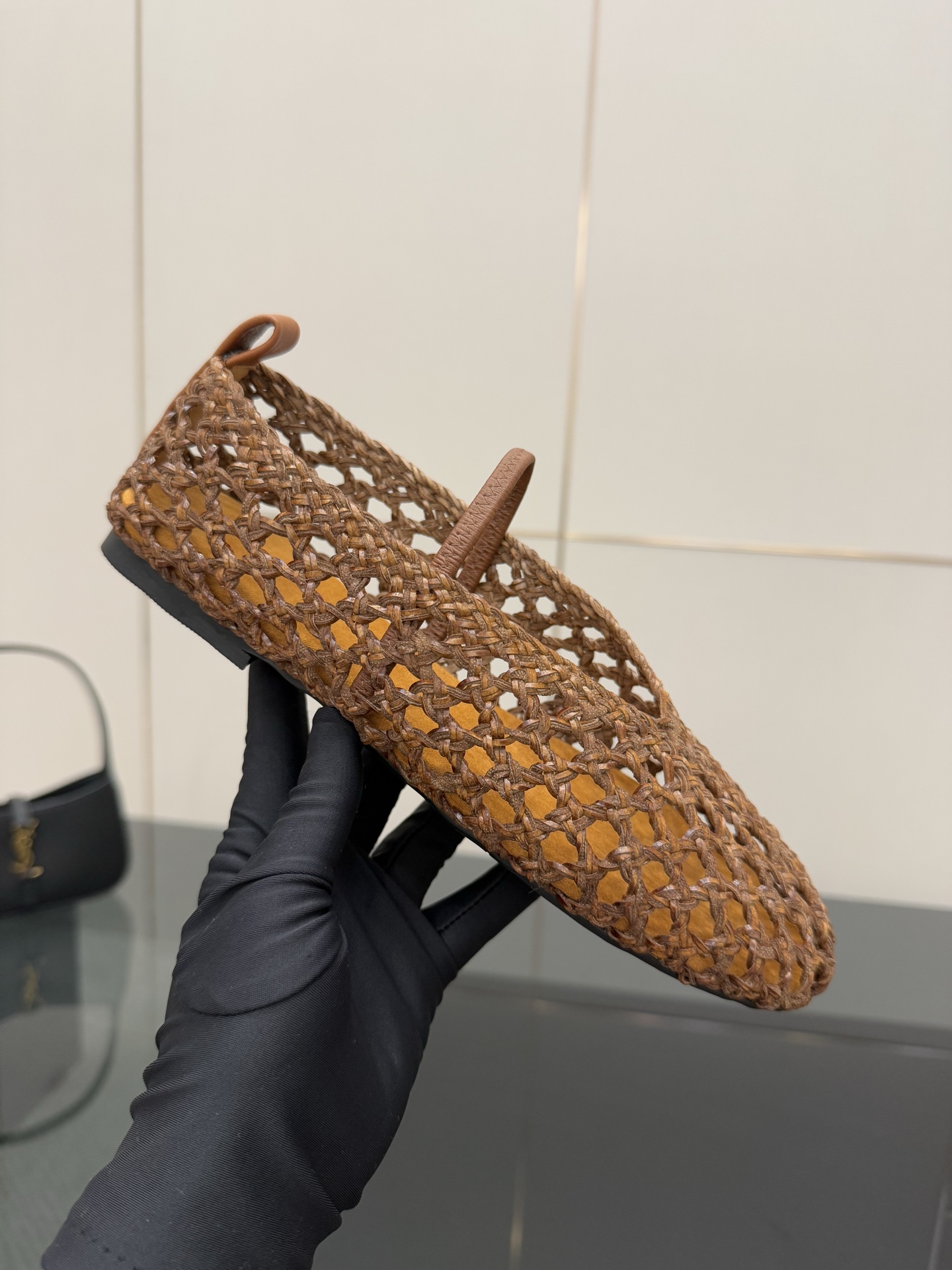 Stylish Weaved Mary Jane Shoes with Crystal Coating – Size 35 to 41 - 图片 8