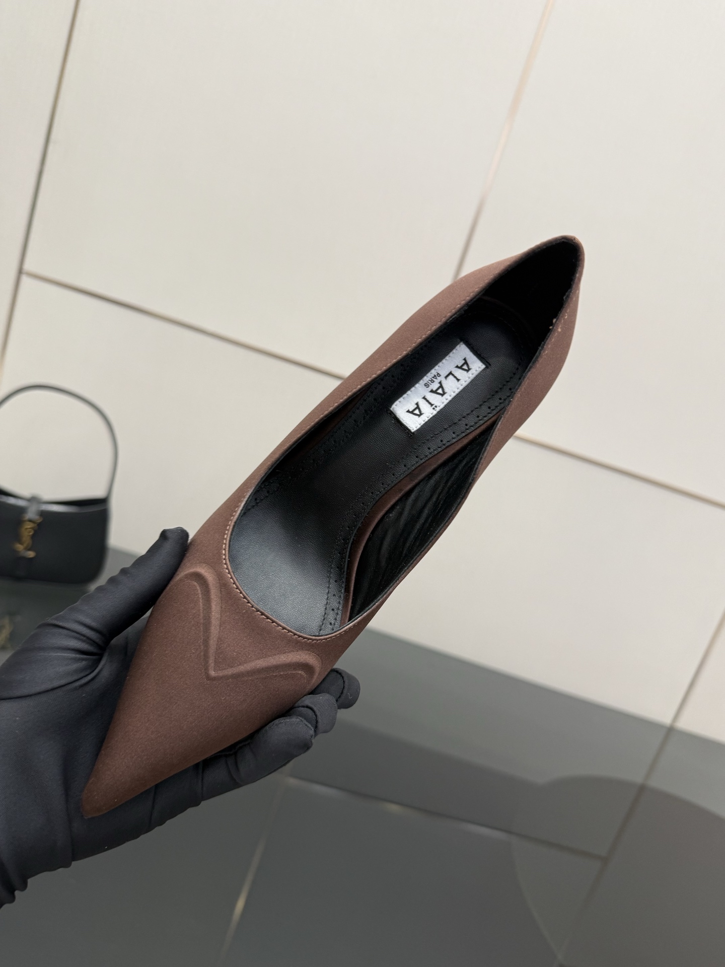 Alai 25ss Transparent High Heels: Quality Design for Women, Silk/Paint Materials, 9cm High - 图片 7