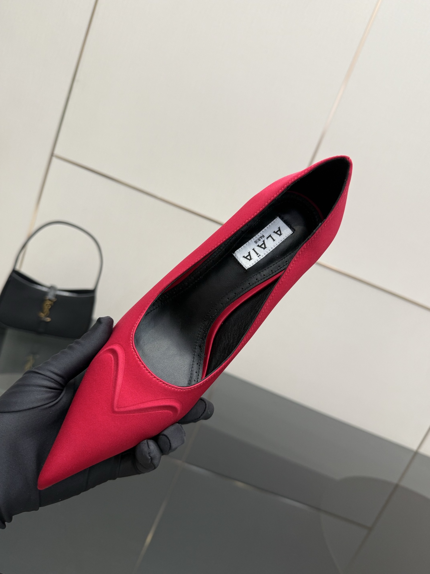 “Alaia High Heels: Top Quality, Transparent Design, 9cm High, Silk/Paint Materials, Sheep Skin Inside, Sizes 35-39” - 图片 7