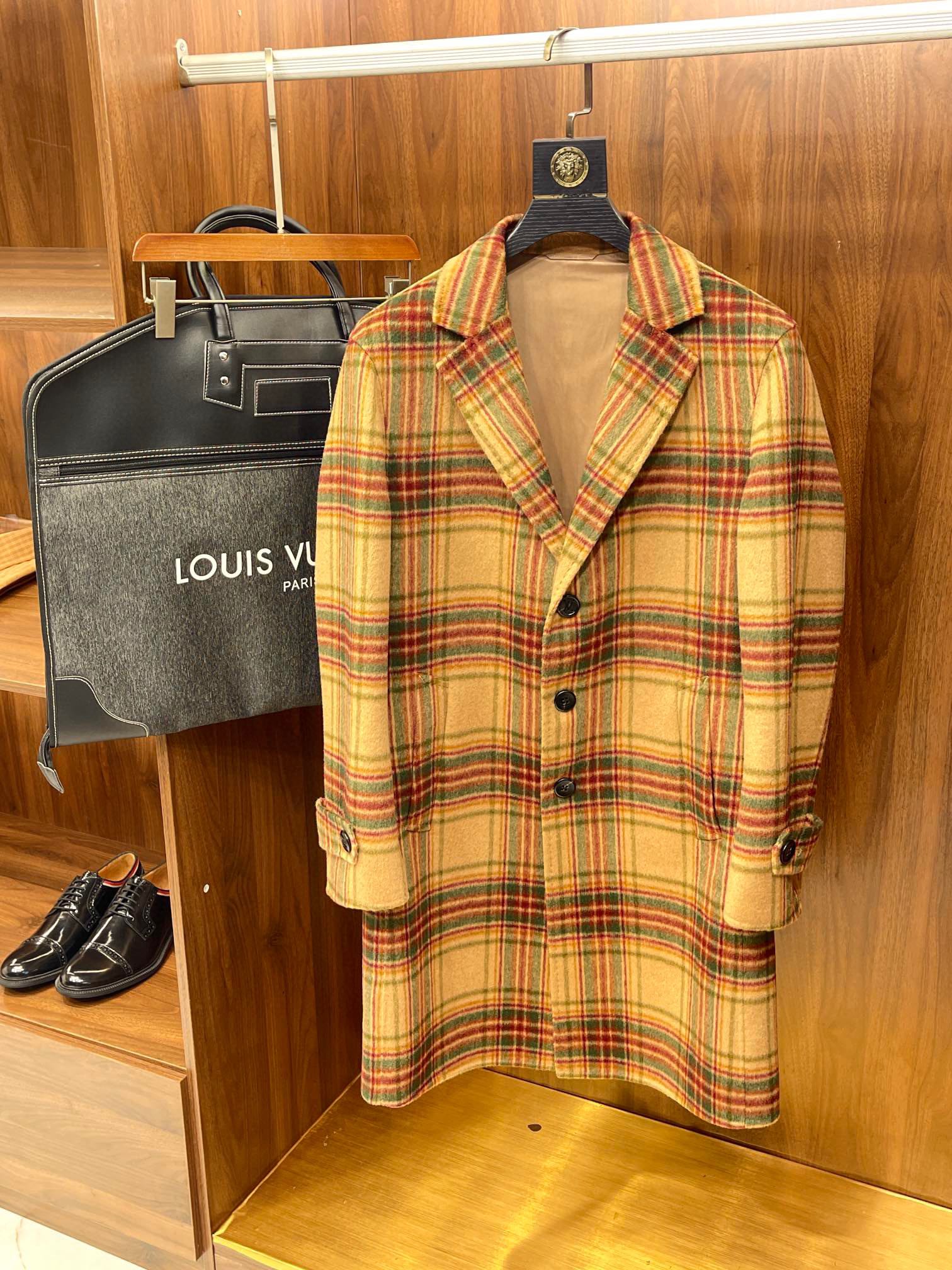 Louis Vuitton Clothing Coats & Jackets Men Cashmere Wool Fall/Winter Collection Vintage Casual