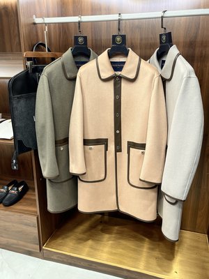 Louis Vuitton Clothing Coats & Jackets Windbreaker Buy Cheap Sewing Men Epi Cashmere Cotton Lambskin Sheepskin Wool Winter Collection Fashion