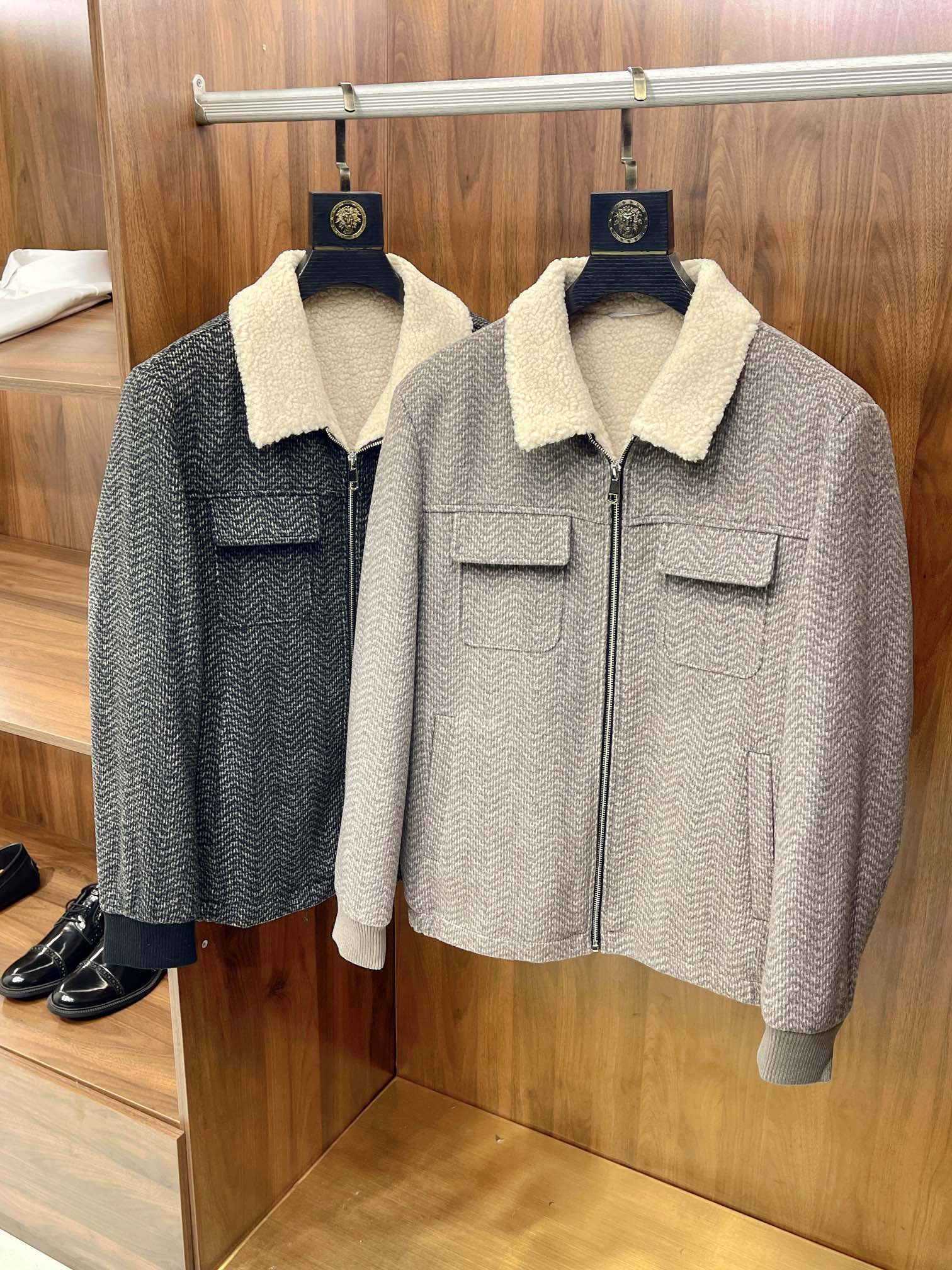 Dior Clothing Coats & Jackets Lambswool Wool Spring Collection Fashion Casual