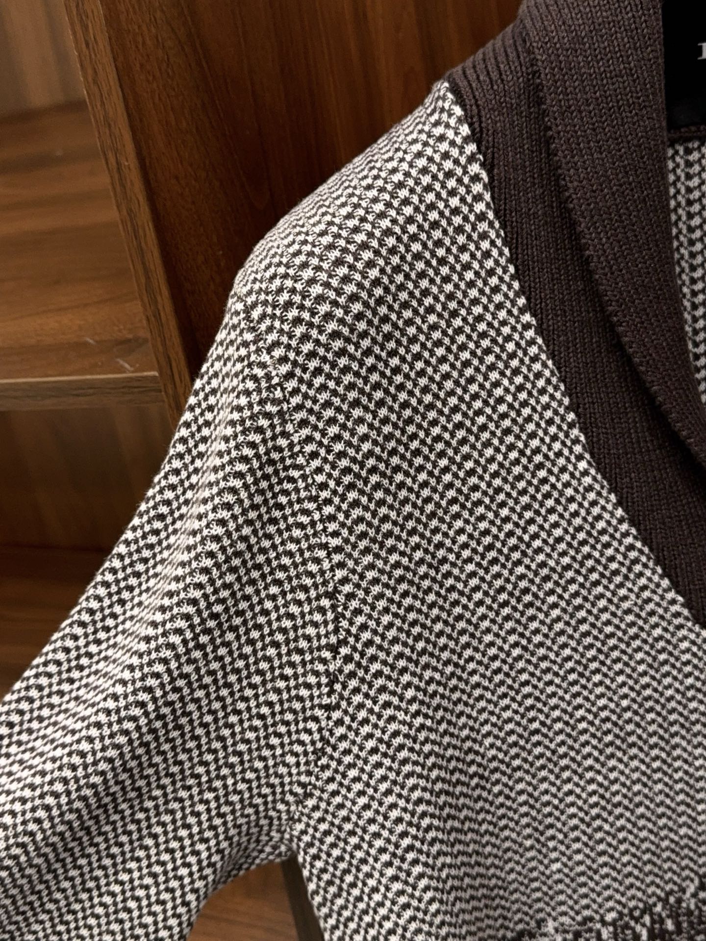 海浪与天空交织！青果领设计师款K家独特牛角扣甄选优质棉麻纱线针织开衫外男士青果领棉麻针织开衫｜把海浪与天