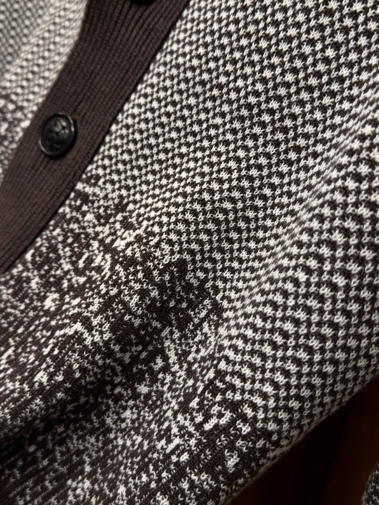 海浪与天空交织！青果领设计师款K家独特牛角扣甄选优质棉麻纱线针织开衫外男士青果领棉麻针织开衫｜把海浪与天