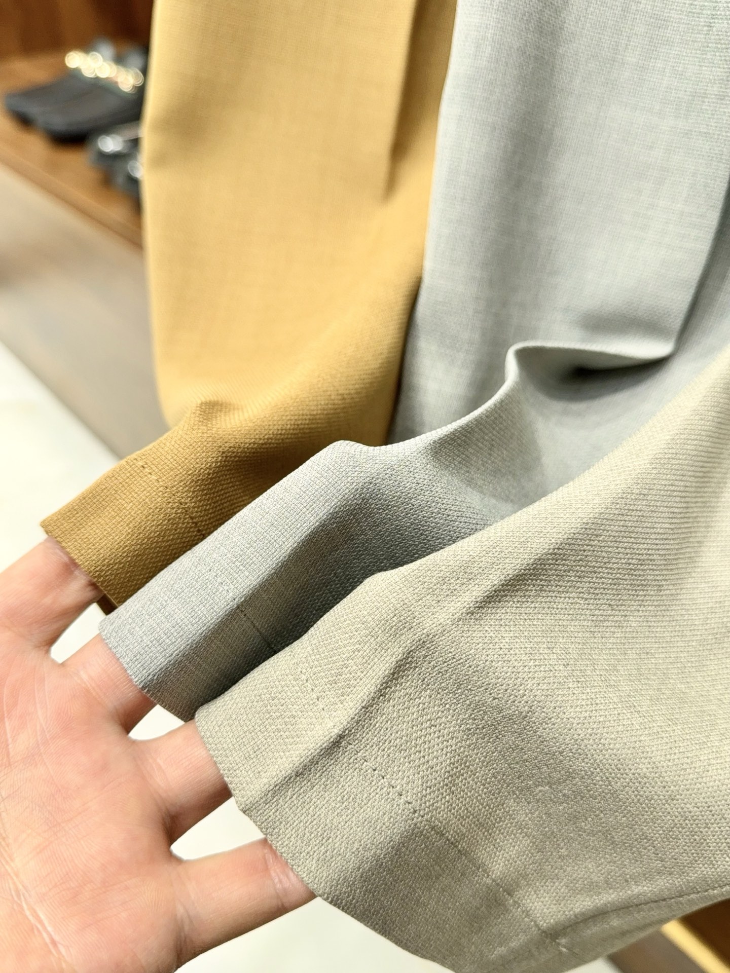 lP🆕家甄选JPN进口面料！含醋酸桑蚕丝纤维匠心打造独特腰头设计微阔舒适透气版型休闲长裤男士lP🆕家醋酸