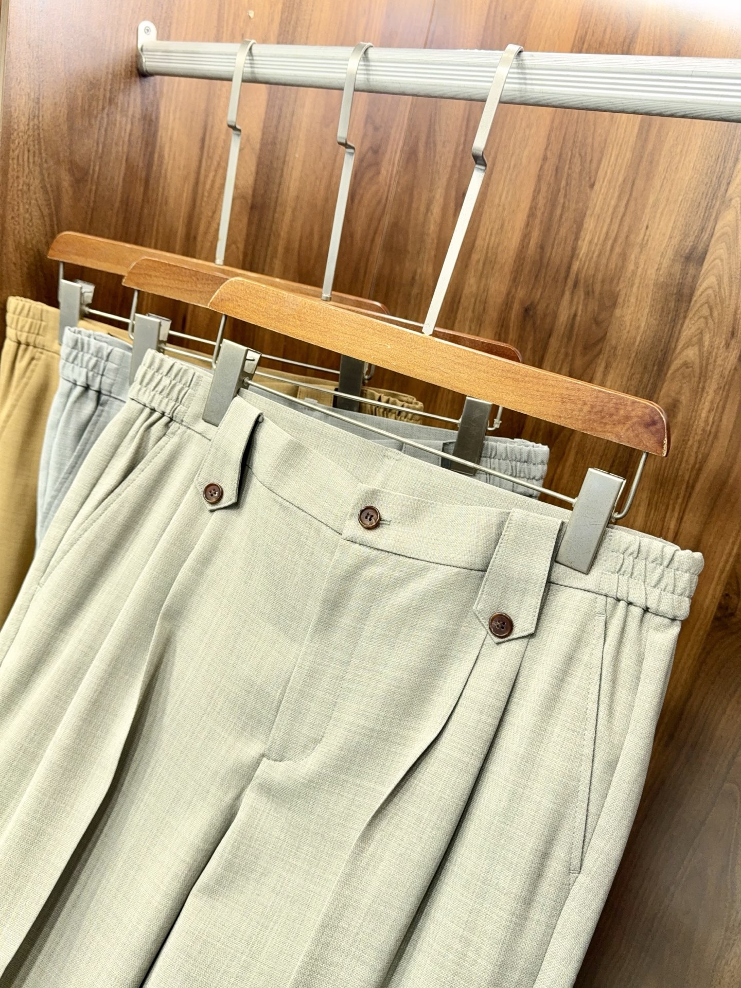 lP🆕家甄选JPN进口面料！含醋酸桑蚕丝纤维匠心打造独特腰头设计微阔舒适透气版型休闲长裤男士lP🆕家醋酸