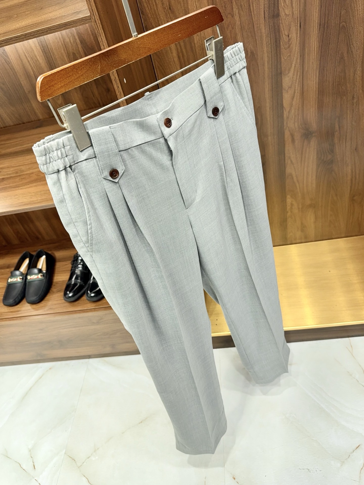 lP🆕家甄选JPN进口面料！含醋酸桑蚕丝纤维匠心打造独特腰头设计微阔舒适透气版型休闲长裤男士lP🆕家醋酸