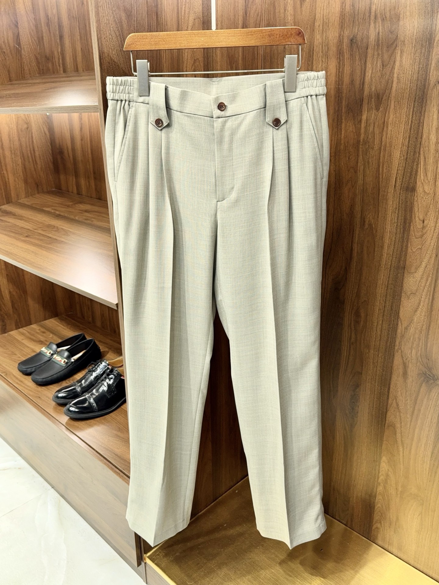 lP🆕家甄选JPN进口面料！含醋酸桑蚕丝纤维匠心打造独特腰头设计微阔舒适透气版型休闲长裤男士lP🆕家醋酸