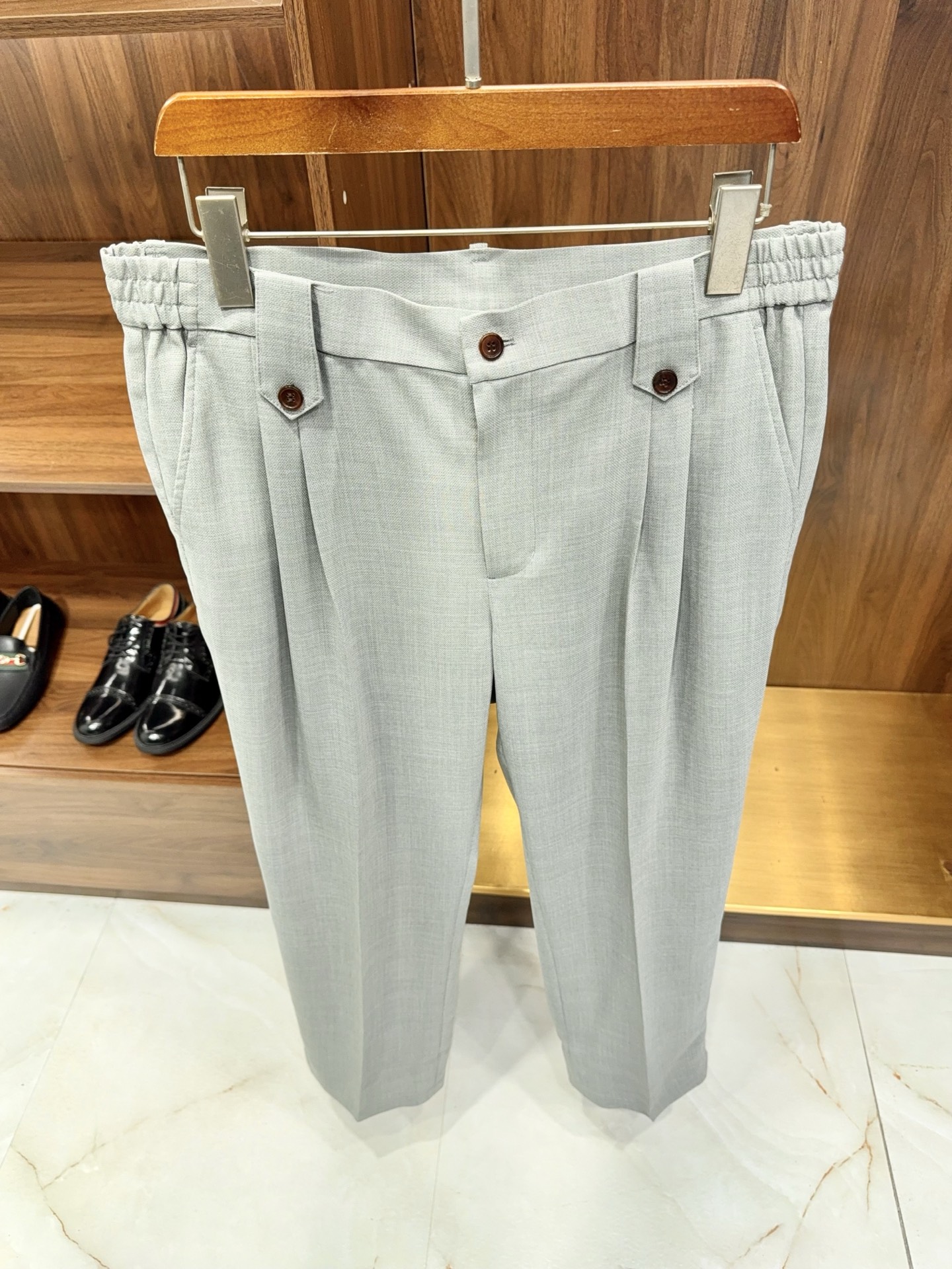 lP🆕家甄选JPN进口面料！含醋酸桑蚕丝纤维匠心打造独特腰头设计微阔舒适透气版型休闲长裤男士lP🆕家醋酸