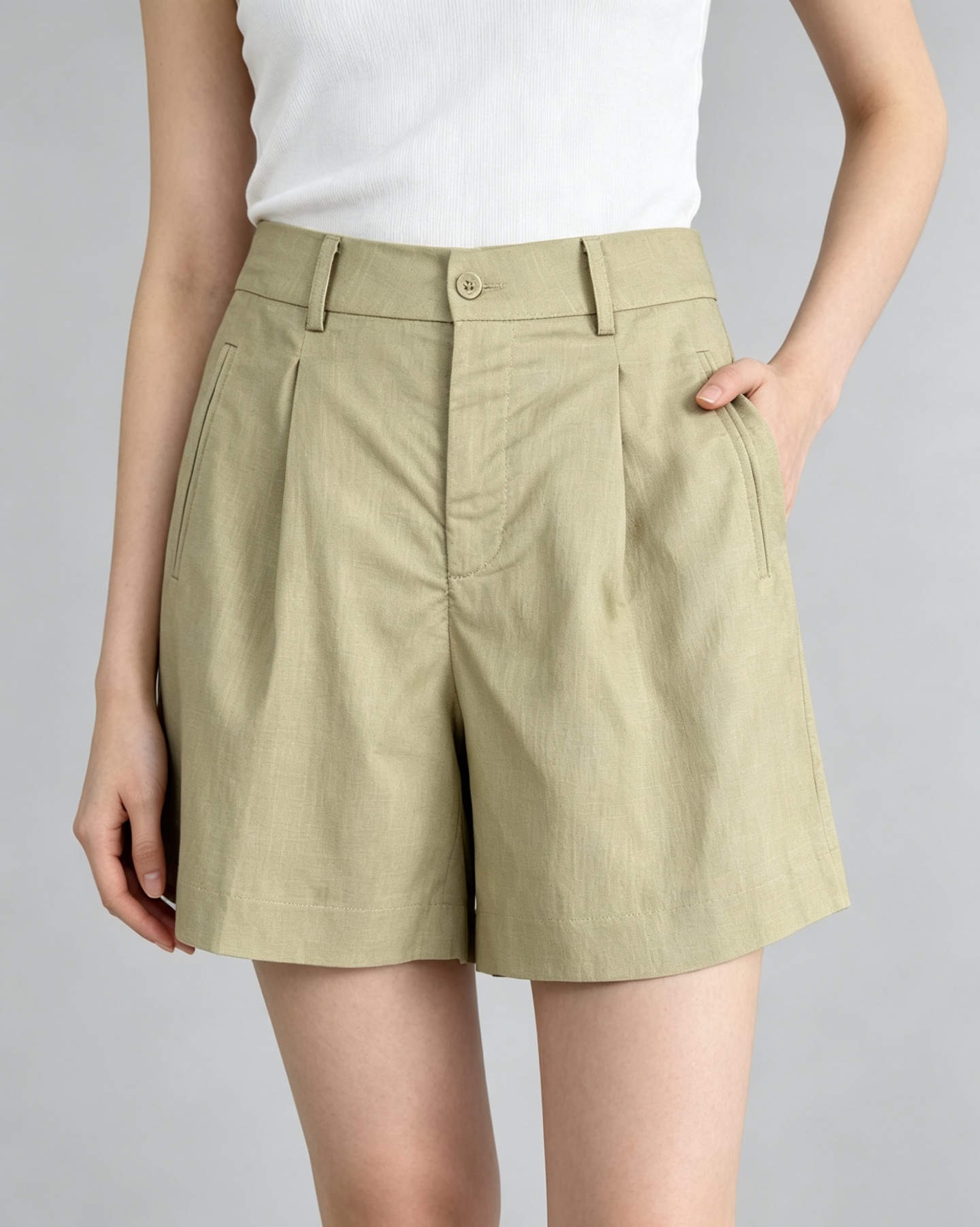 NO:860117,Khaki model pictures,,19860909卡其模特图,,,Women's clothing