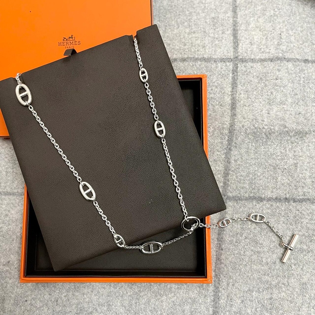 Hermes Jewelry Necklaces & Pendants 925 Silver