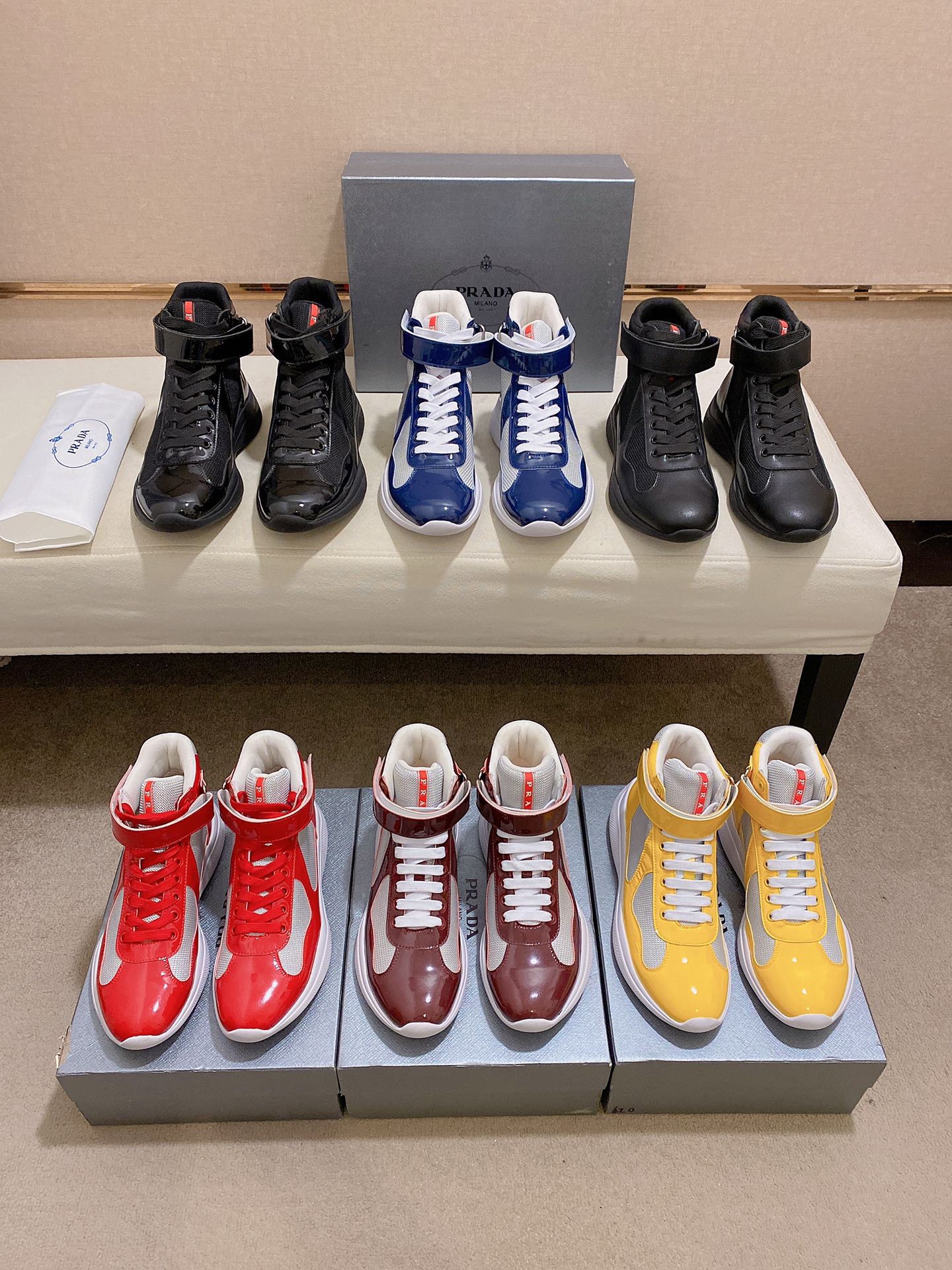 precio real 170 Prada / Prada 2023 deportes zapatos de los hombres de las marcas de gama alta, nuevo