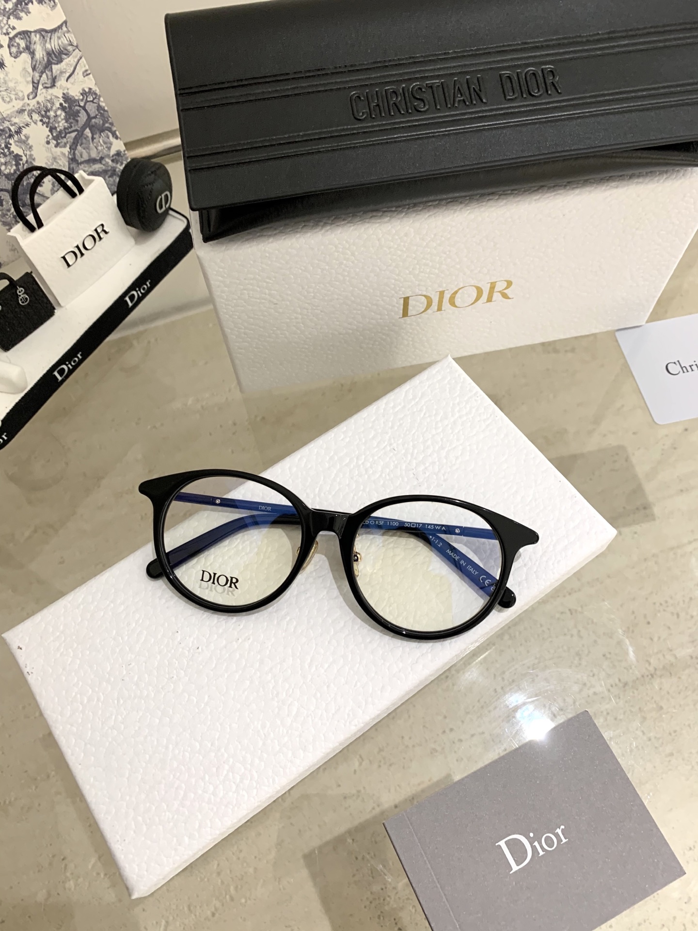 DIOR Mini CD Acetate Round Eyeglasses