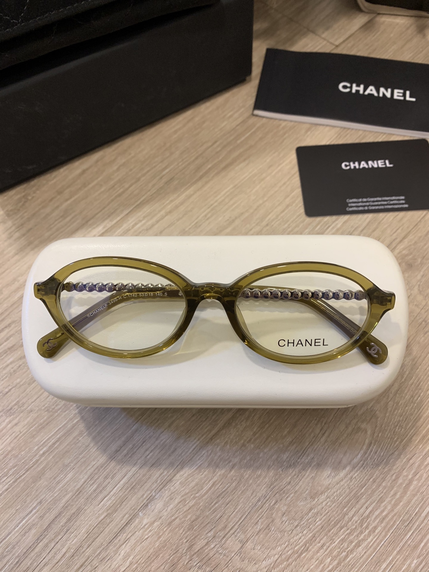 Chanel оправа овальная очки