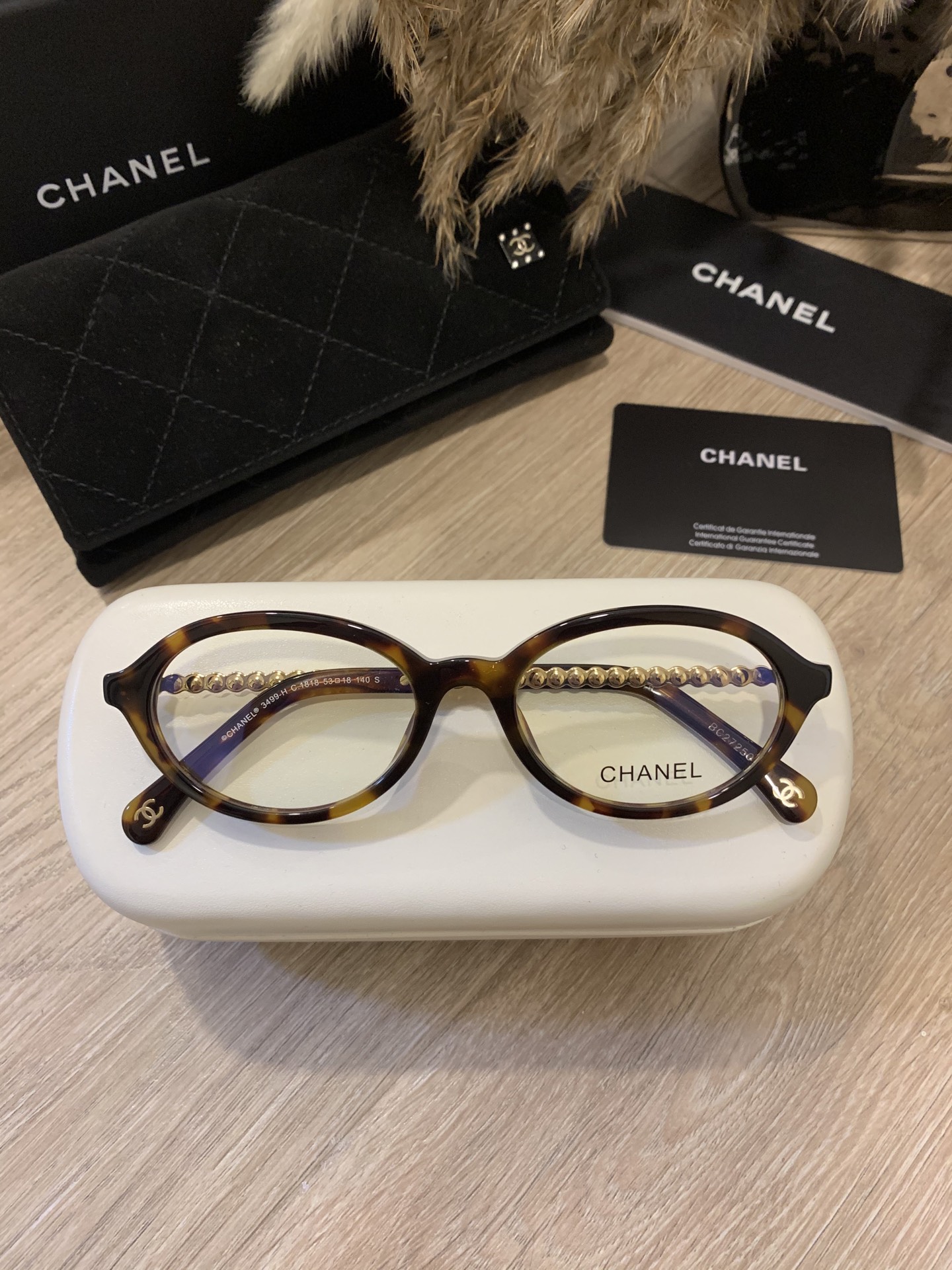 Chanel оправа для очков овальная из ацетата