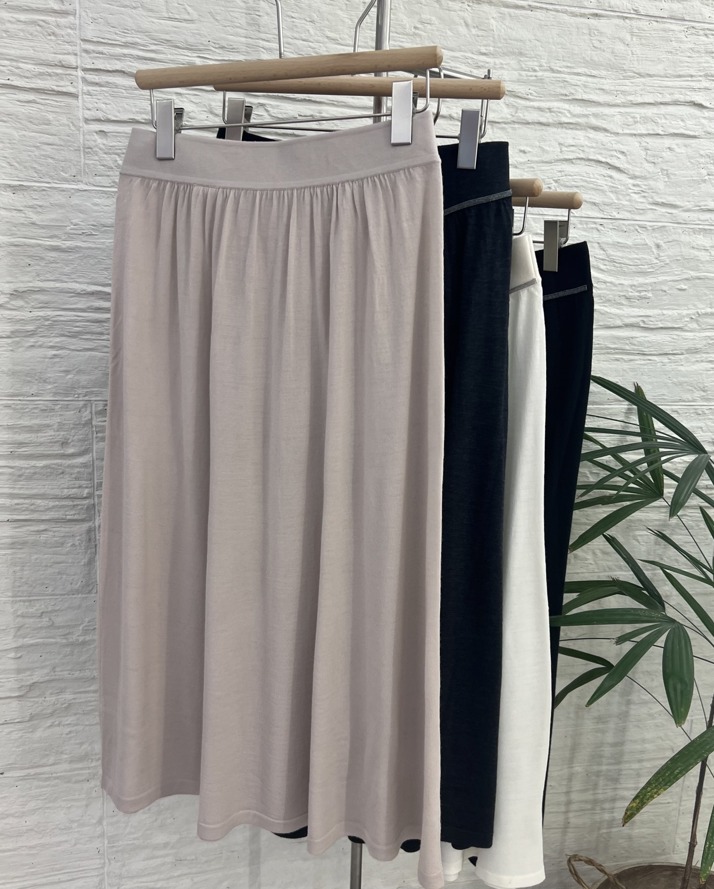 Elegant Wool Blend A-Line Midi Skirt - Versatile Colors & Comfortable Fit 10 i1752649359206 9148 0 8