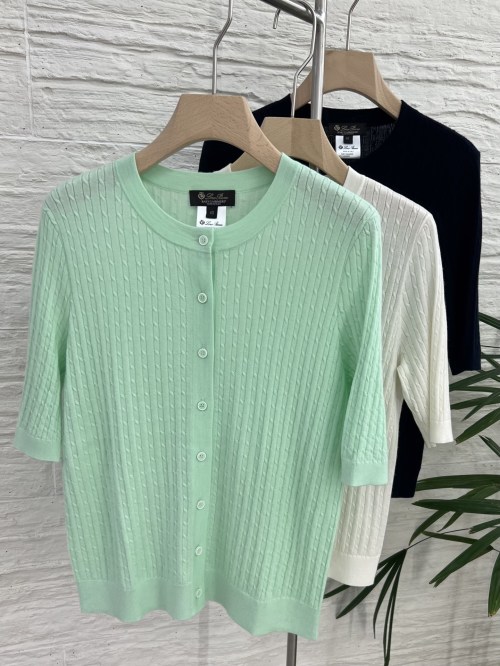 Elegant Cashmere Cardigan - Women's Short Sleeve Knit Top in Multiple Colors 1 Elegant Cashmere Cardigan - Women's Short Sleeve Knit Top in Multiple Colors