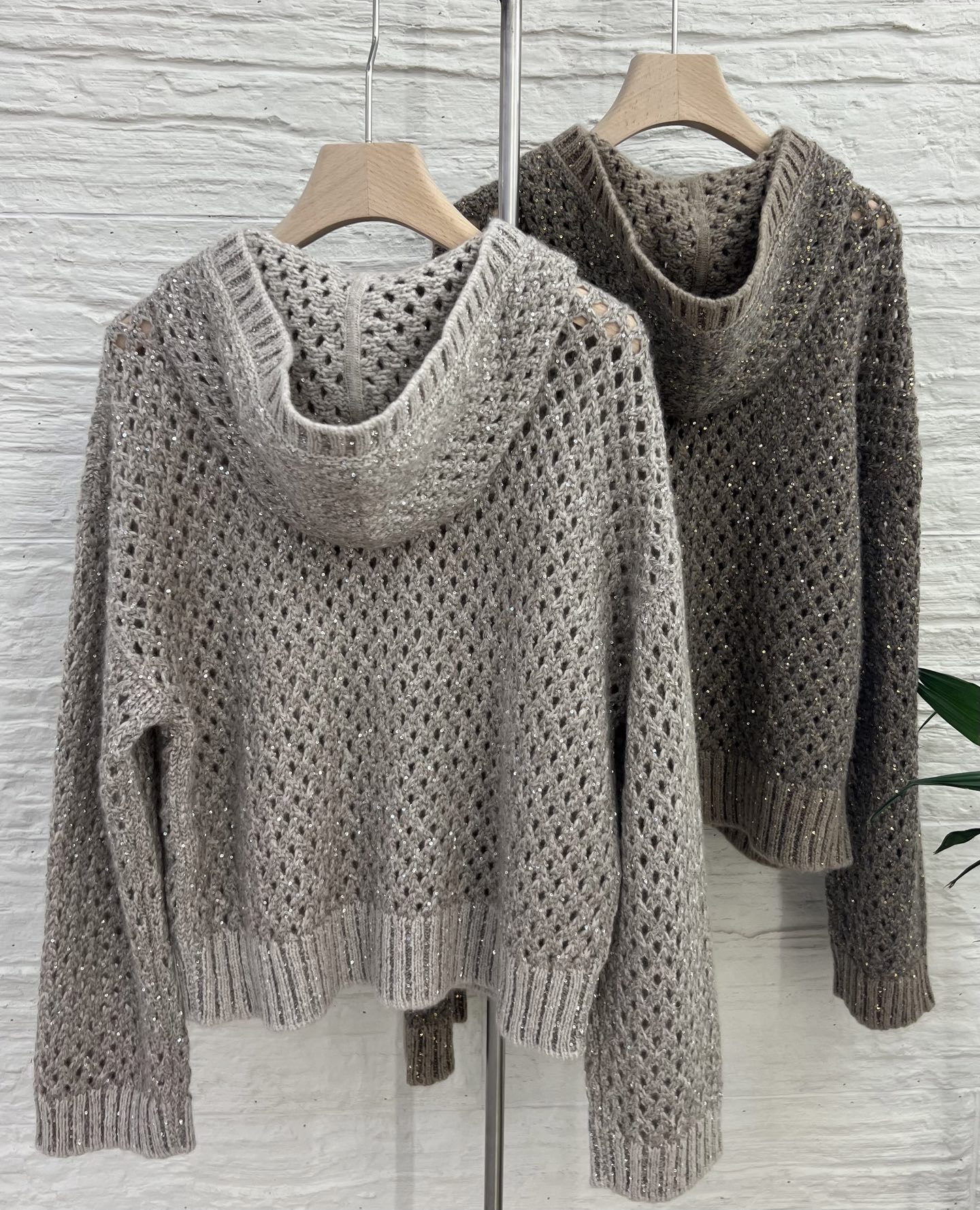 Women's Hooded Sequin Cashmere Cardigan - Lightweight, Stylish, and Comfortable 3 i1754295162076 3793 0 1