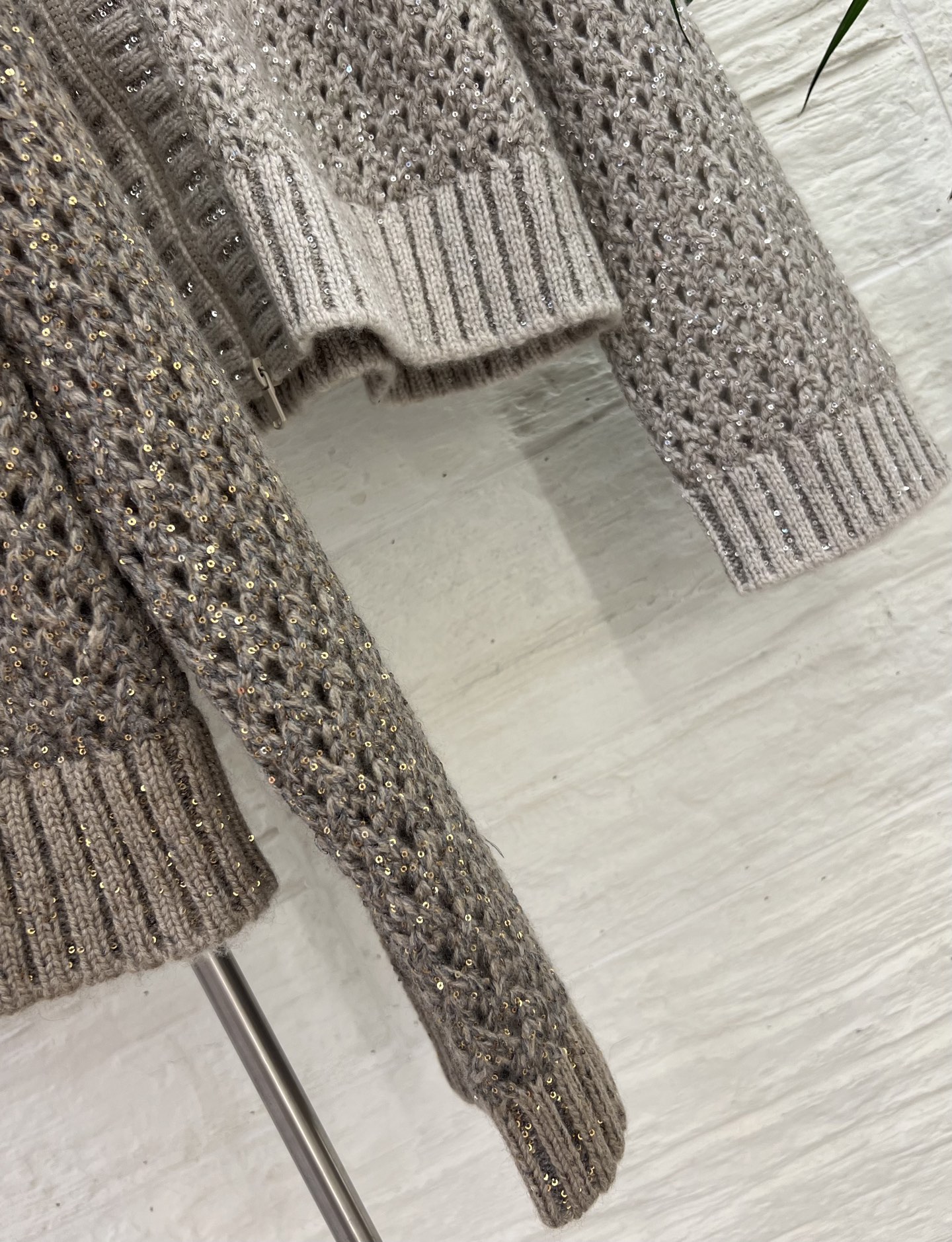 Women's Hooded Sequin Cashmere Cardigan - Lightweight, Stylish, and Comfortable 7 i1754295163100 427 0 5