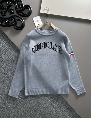Moncler Clothing Sweatshirts Cashmere Spandex Wool Fall/Winter Collection