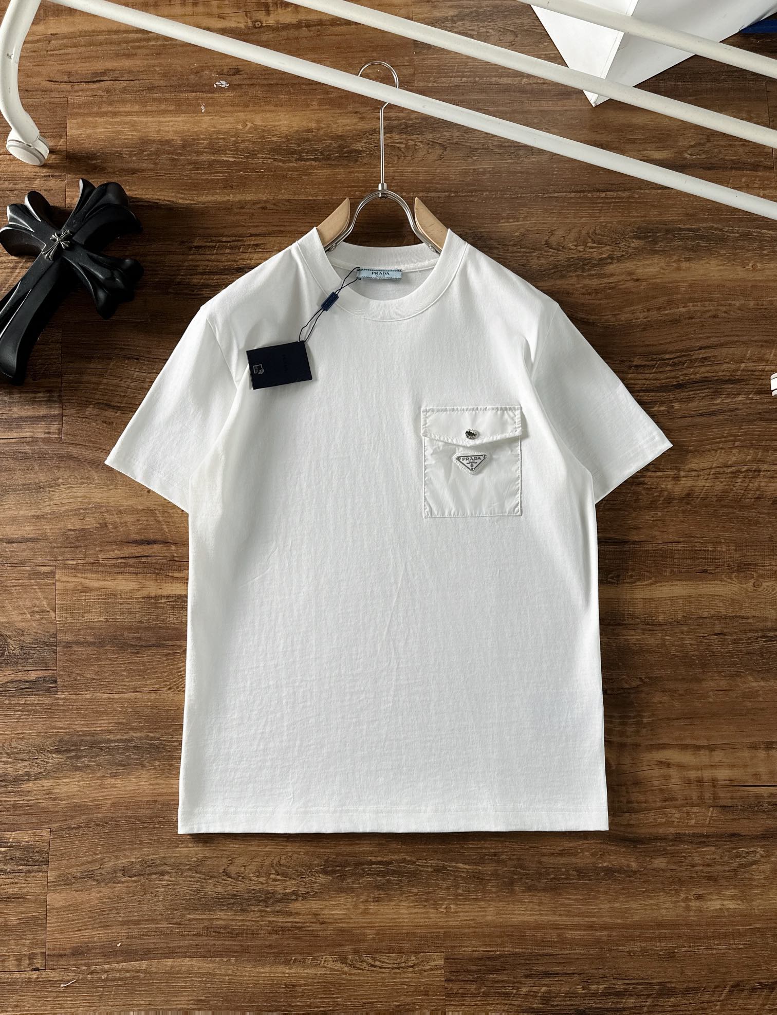 Exclusive Cheap
 Prada Clothing T-Shirt Short Sleeve