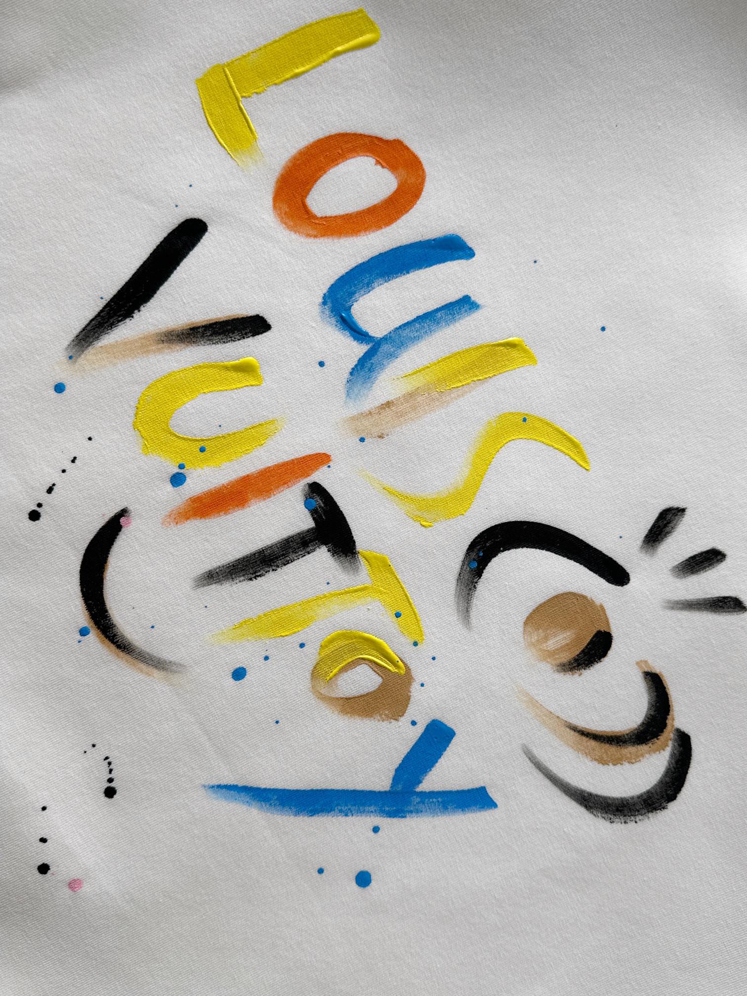  LV 2025最新款太空棉涂鸦卫衣，独家发售！原版复刻，独家设计，超强工艺！极其奢华！版型超赞！🌟
尺