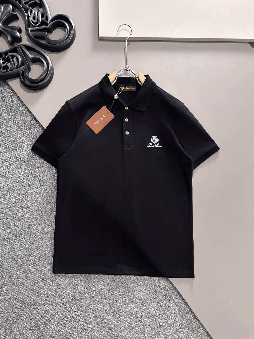 lp。 1925ss夏季新款 logo男士翻领Polo衫!经典商务男款,高端男装的天花板级别的商务男款