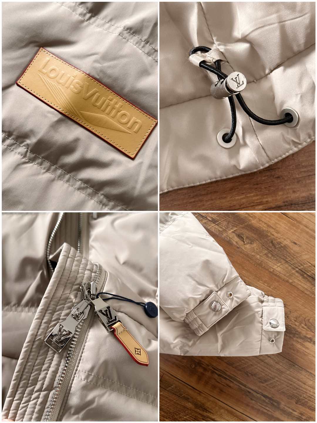 LOUIS*VUITTON 路易威登 FW2025秋冬新款羽绒服，Lv徽标压花钢印老花拼接连帽璀璨登场，